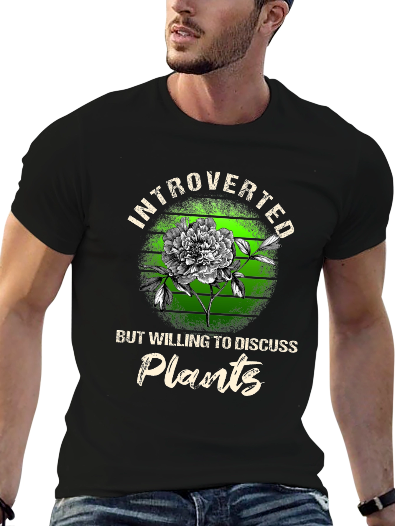 Introverted Plant Lover Graphic Tee