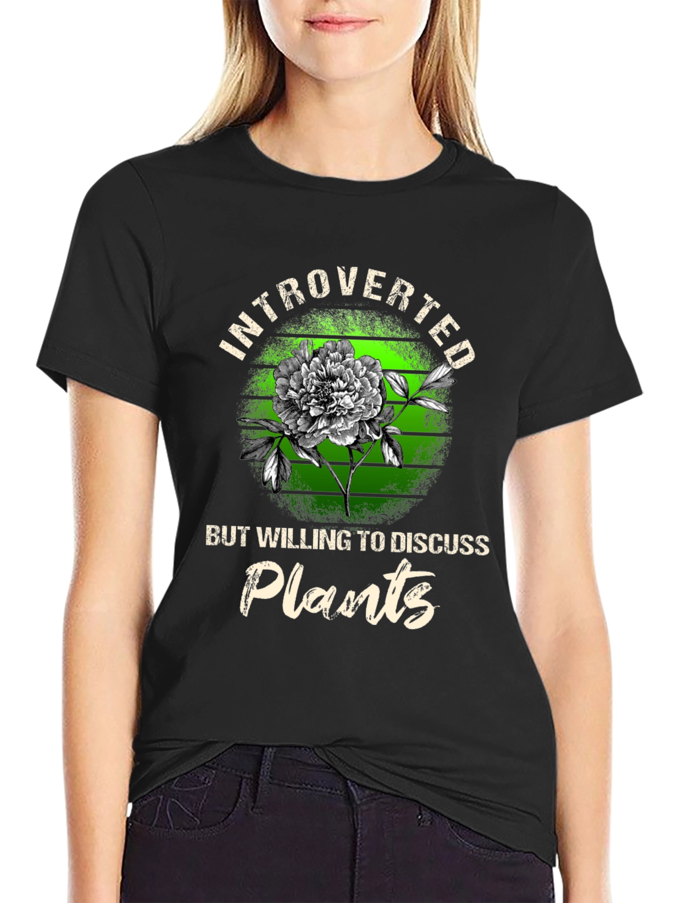 Introverted Plant Lover Graphic Tee