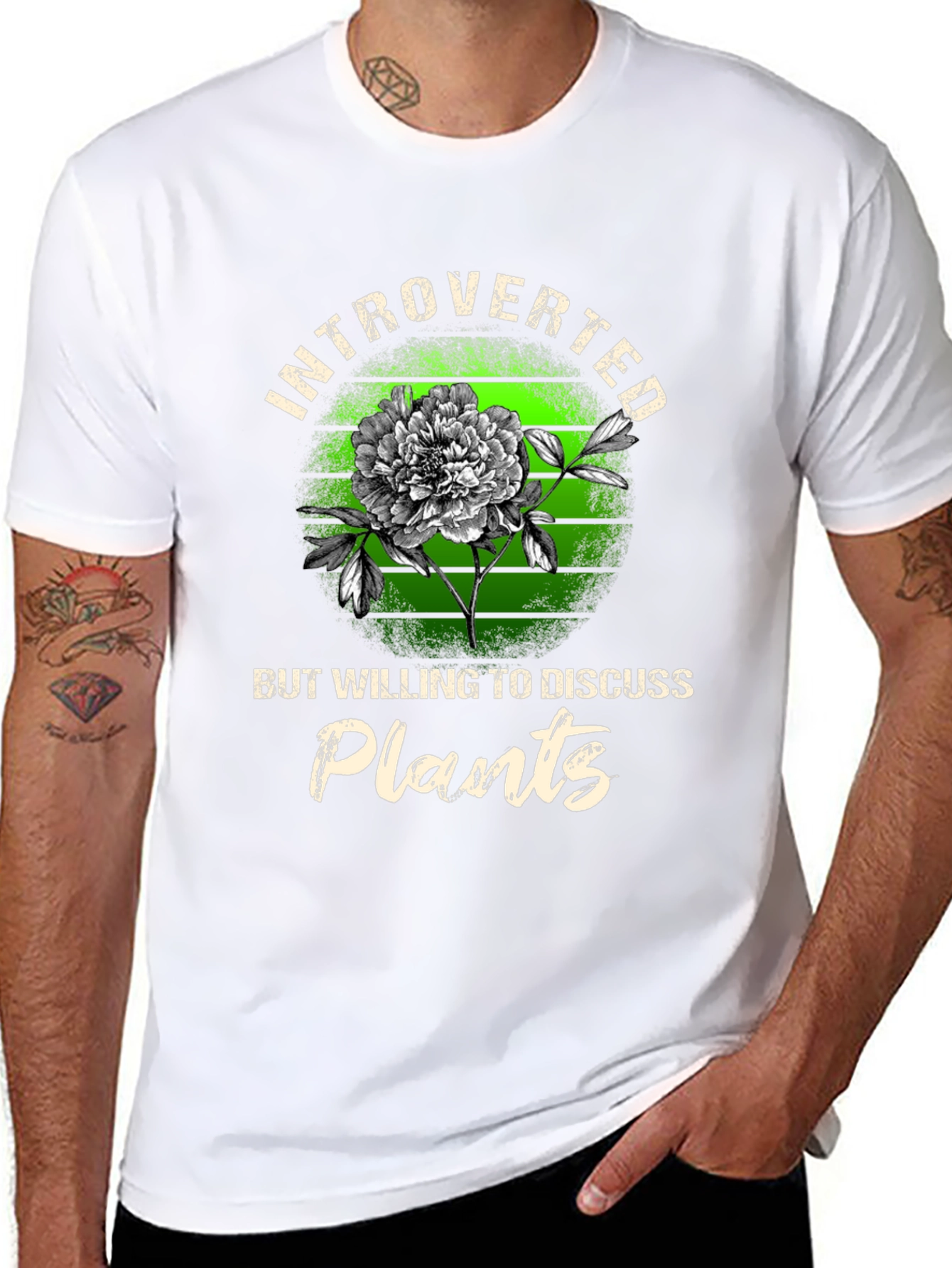 Introverted Plant Lover Graphic Tee