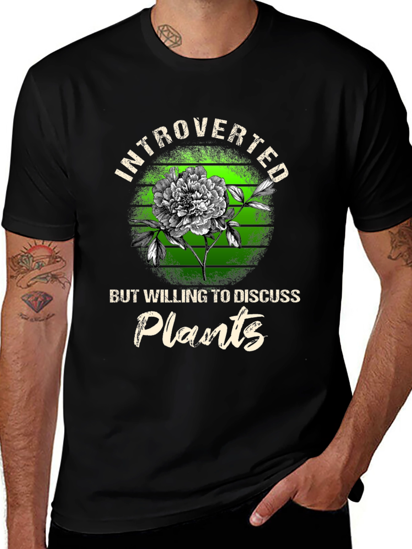 Introverted Plant Lover Graphic Tee
