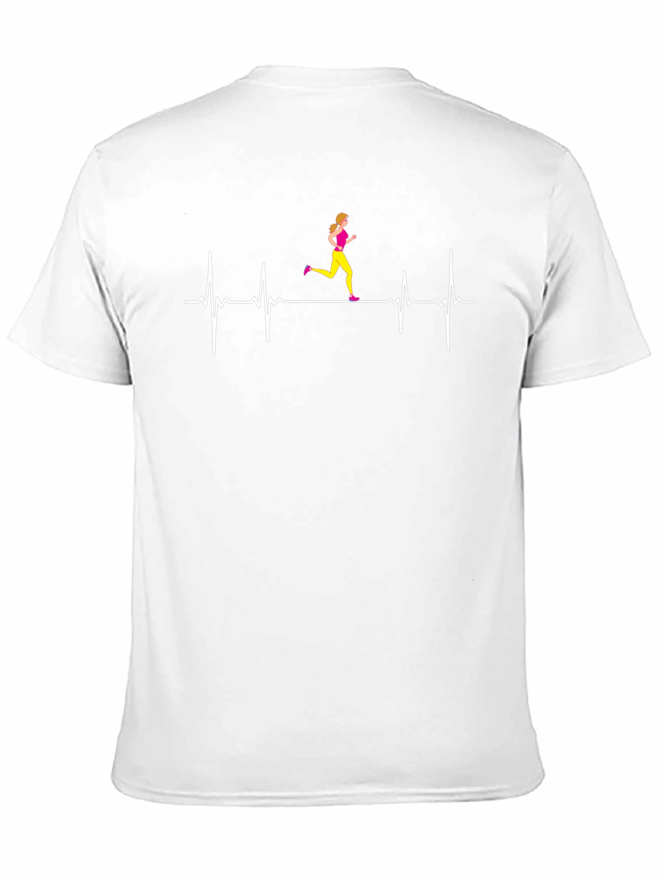 Runner Heartbeat T-Shirt - Black