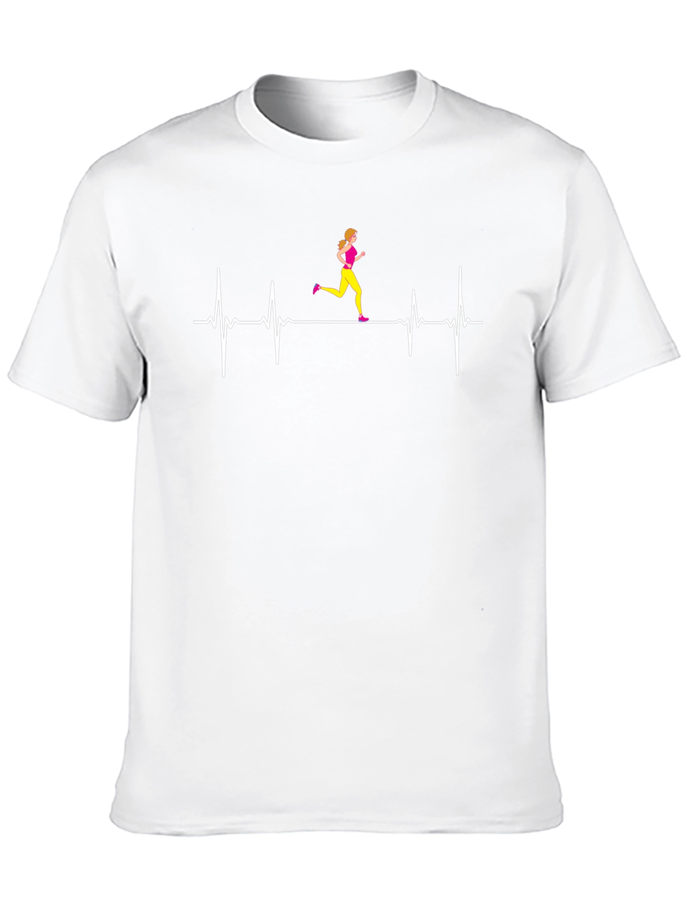 Runner Heartbeat T-Shirt - Black