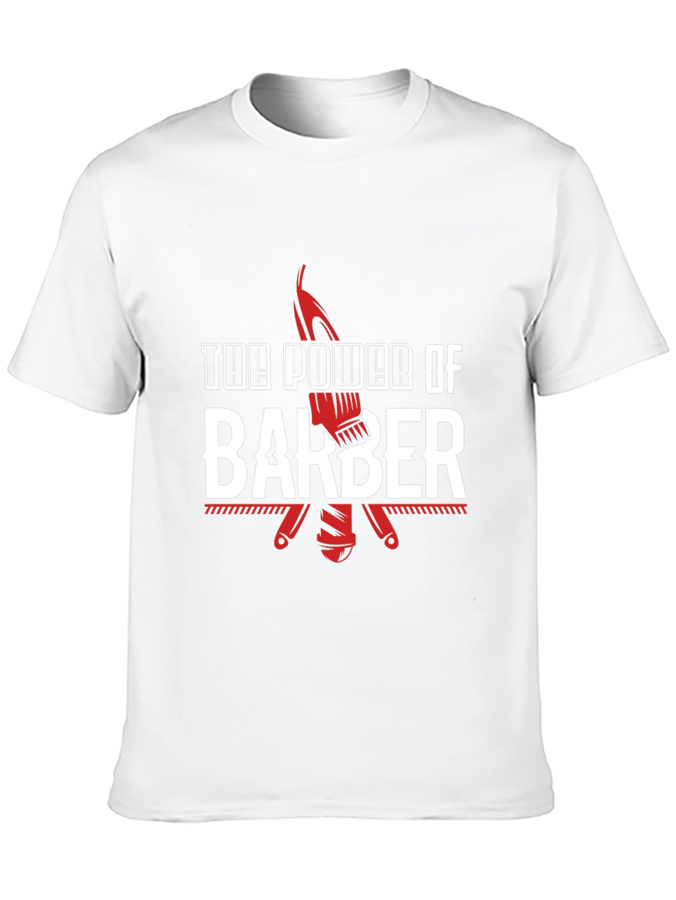 The Power of Barber T-Shirt - Stylish Graphic Tee