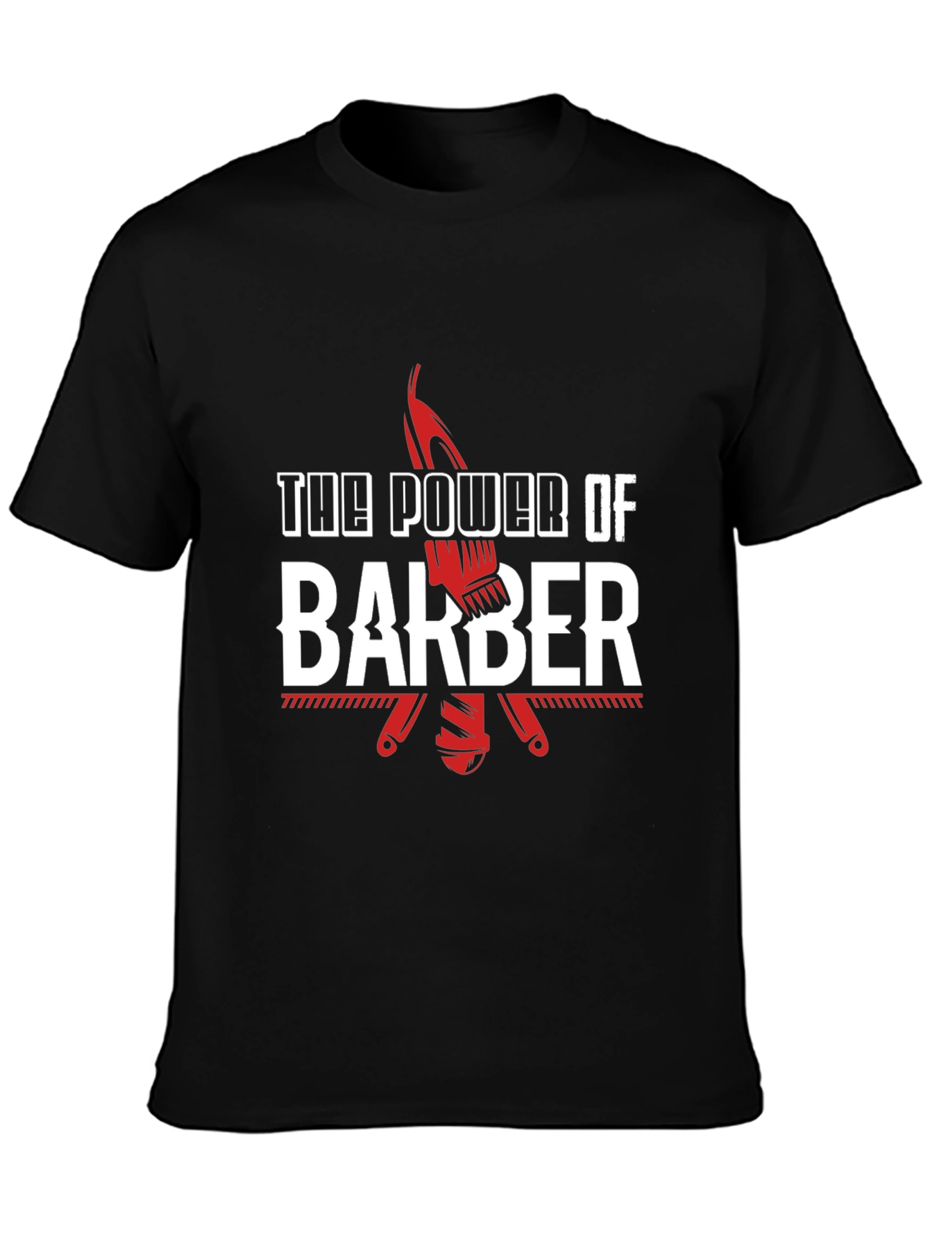 The Power of Barber T-Shirt - Stylish Graphic Tee