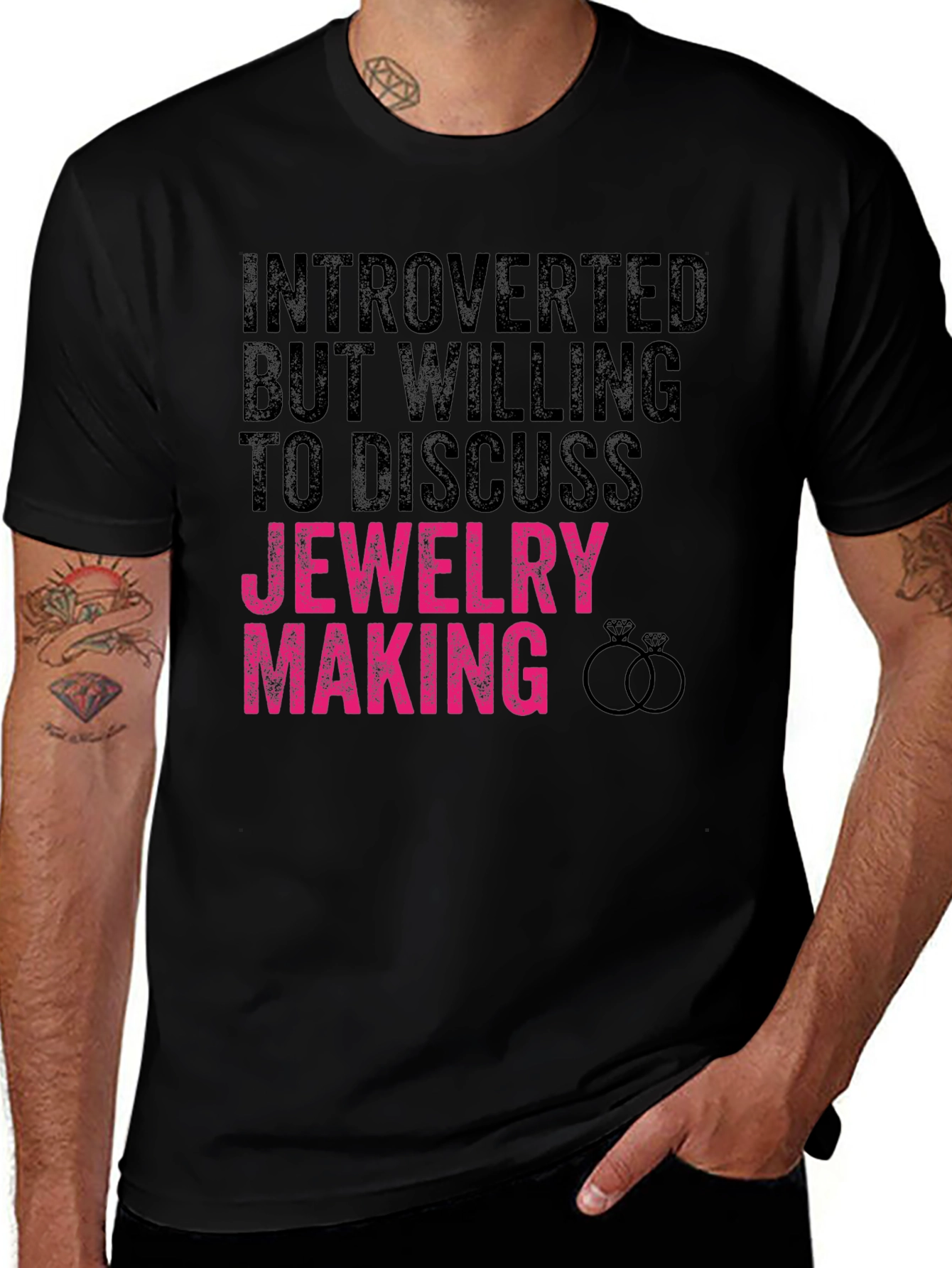 Introverted Jewelry Making T-Shirt