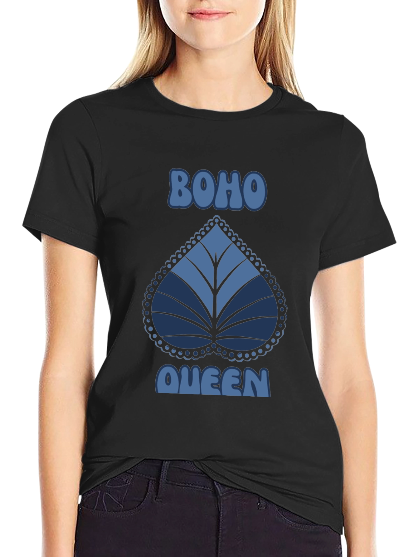 Boho Queen Graphic Tee - Stylish Comfort