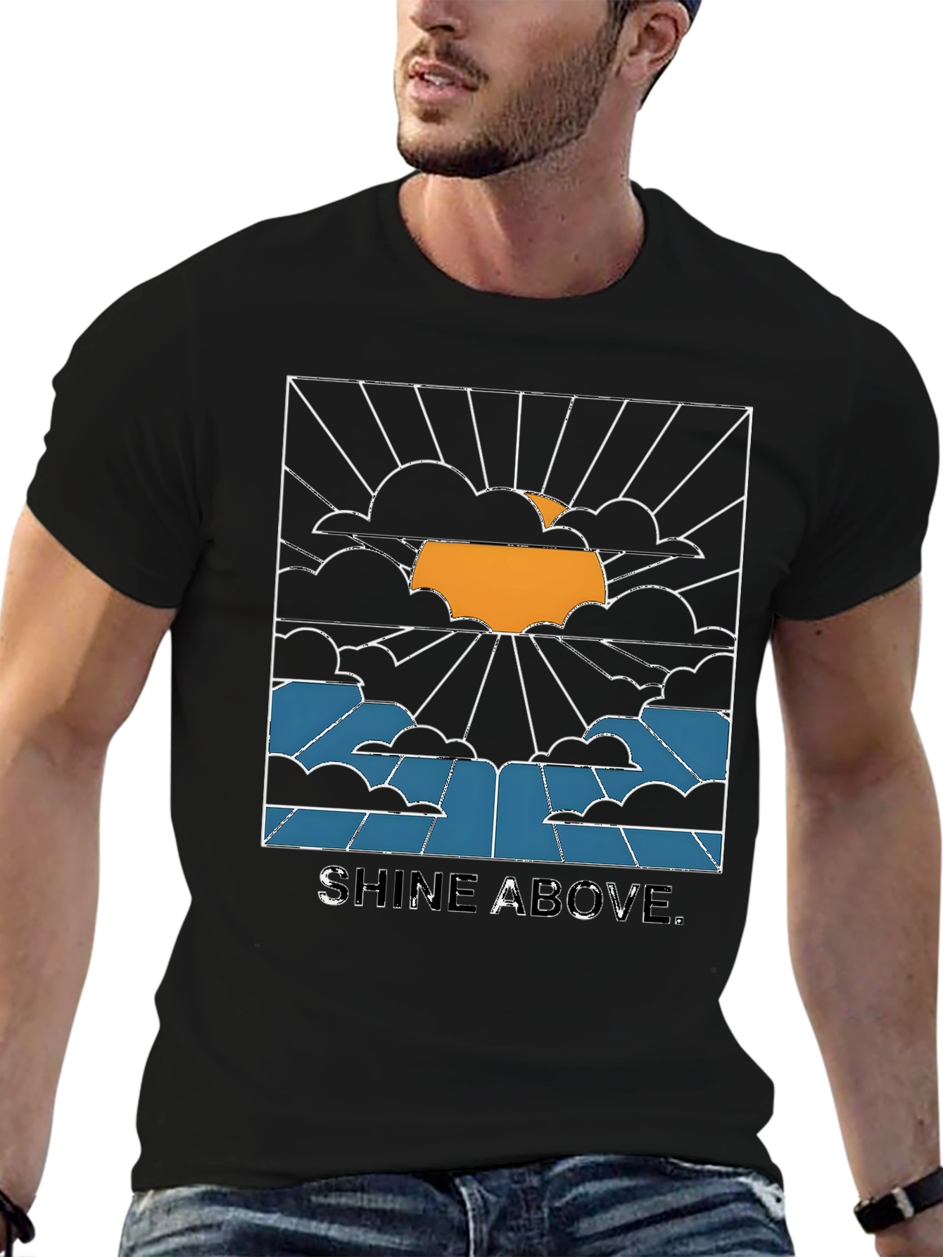 Shine Above Graphic Print T-Shirt