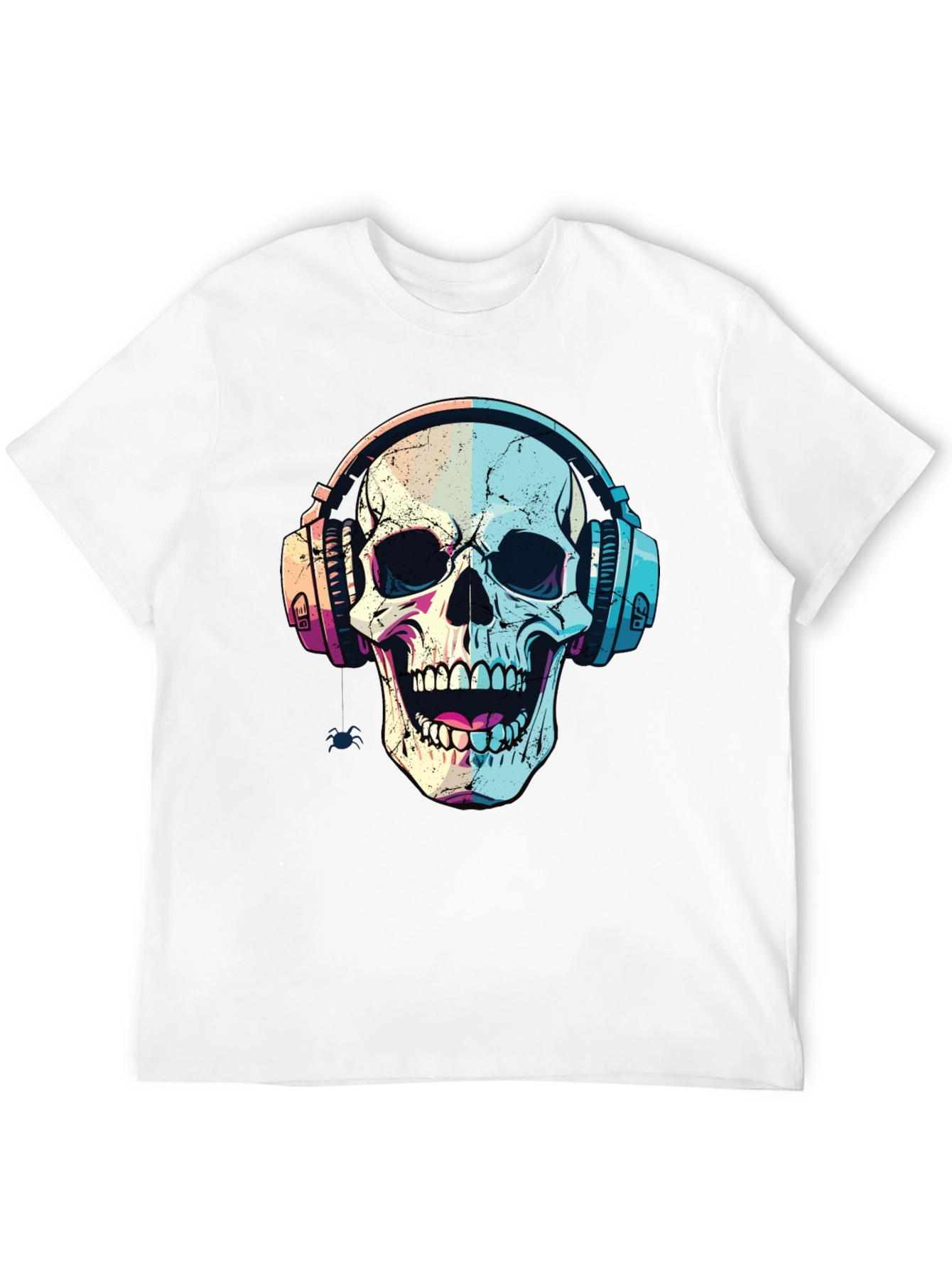 Skull Headphones Graphic Tee