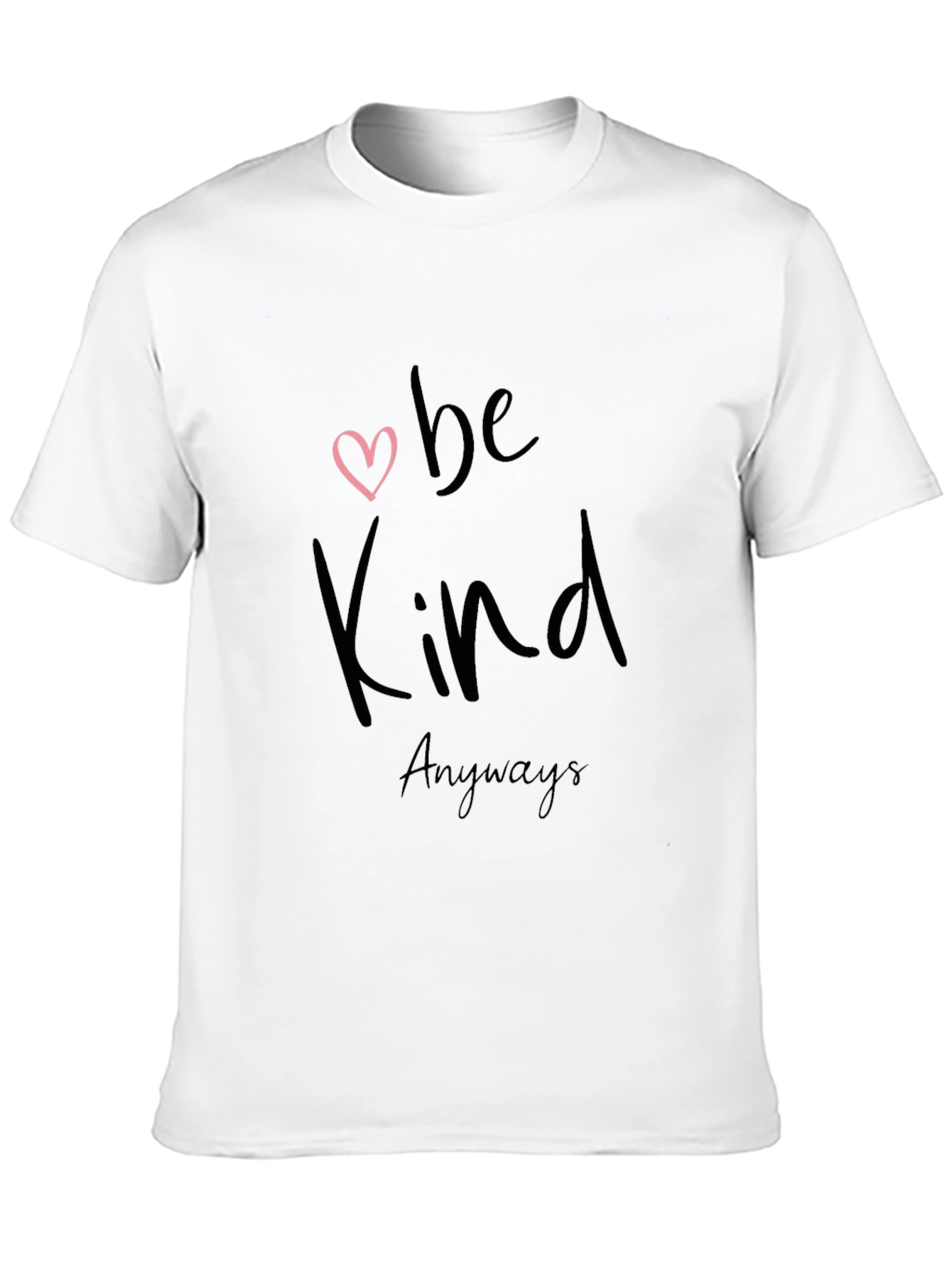 Be Kind Anyways Black Graphic Tee