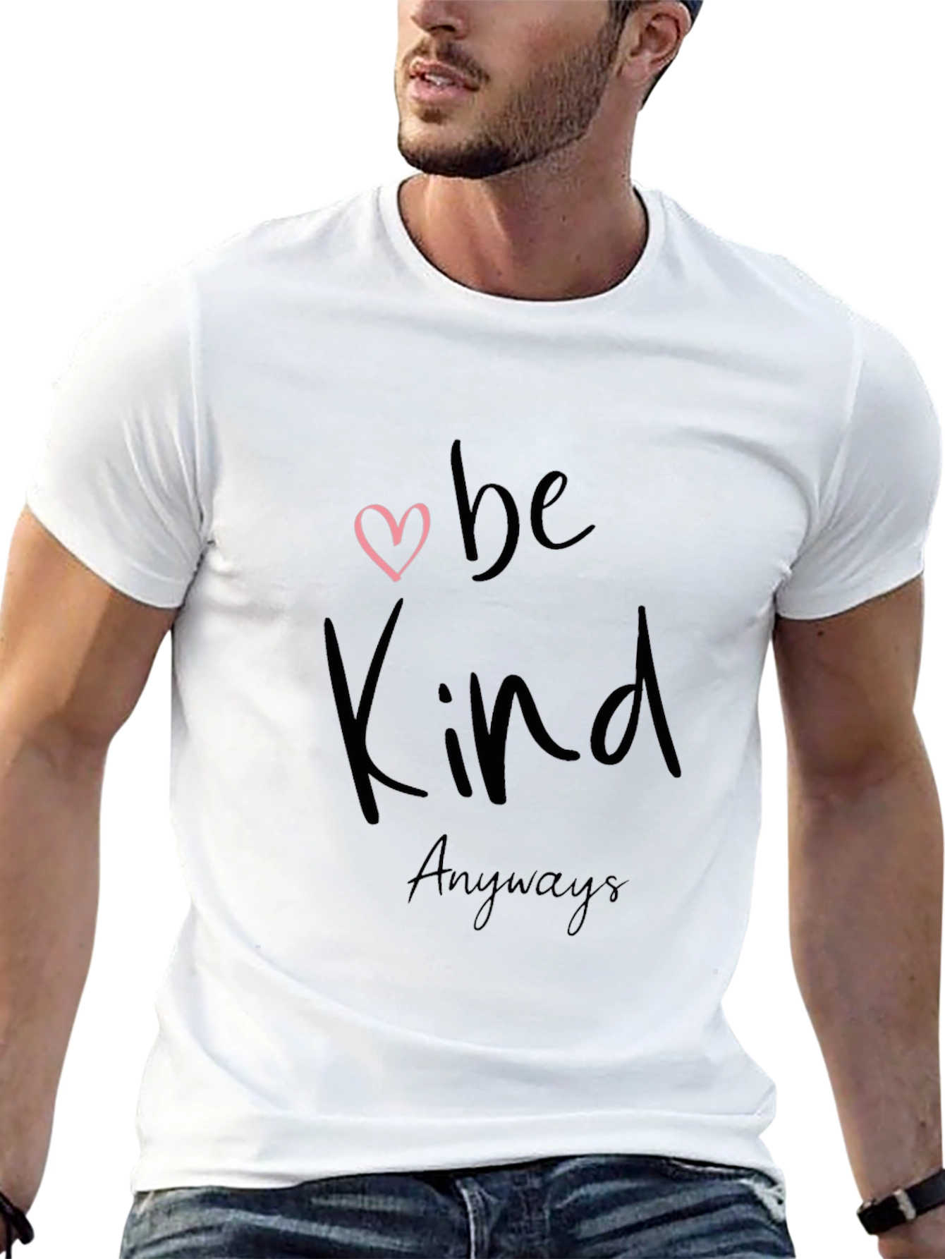 Be Kind Anyways Black Graphic Tee