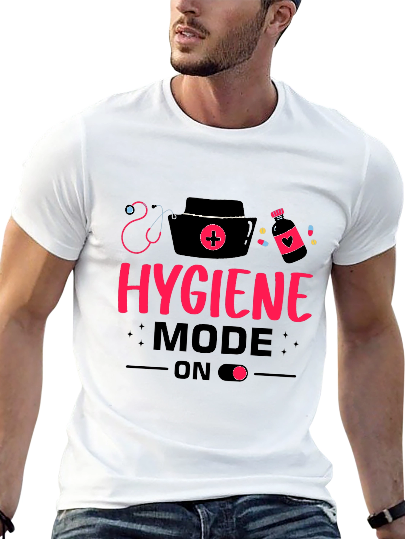 Hygiene Mode On Graphic T-Shirt