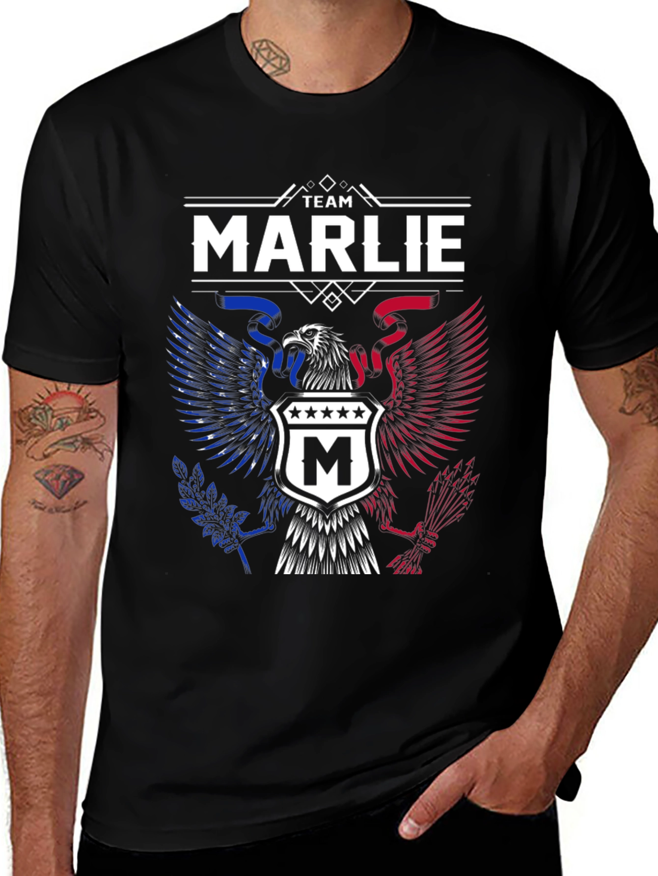 Team Marlie Patriotic Eagle T-Shirt