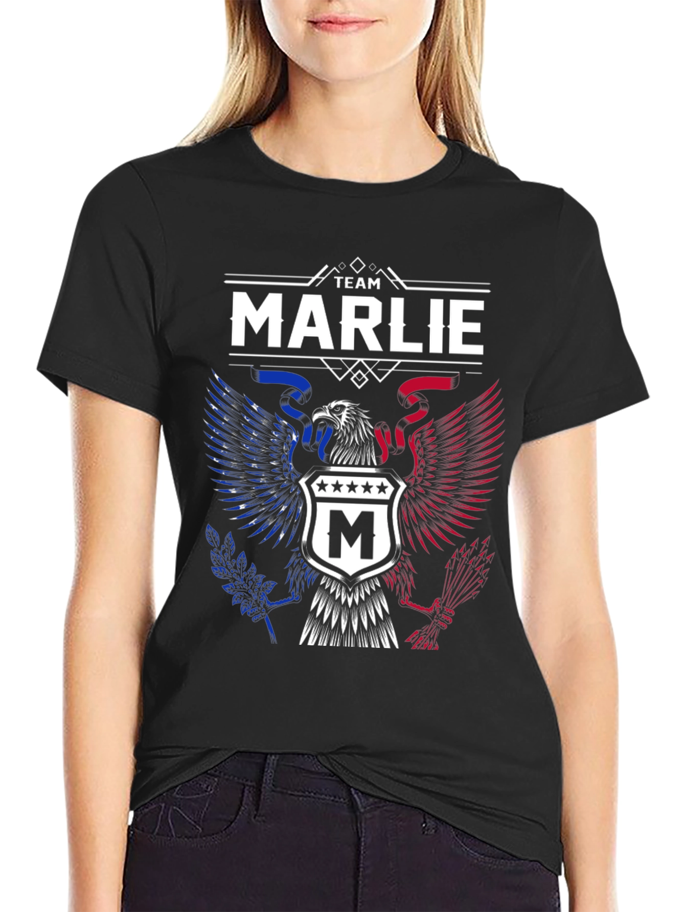 Team Marlie Patriotic Eagle T-Shirt