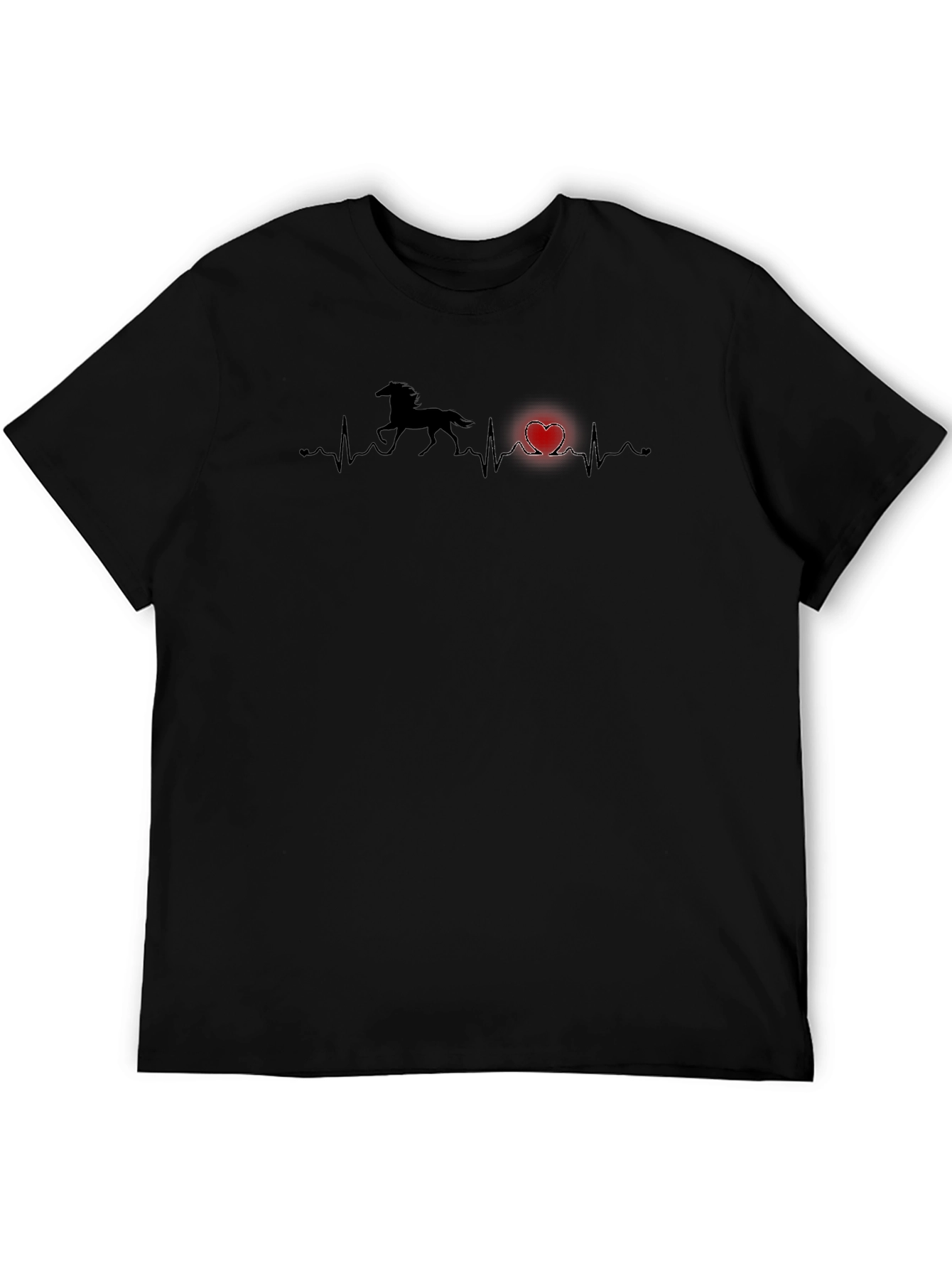 Horse Heartbeat Graphic T-Shirt