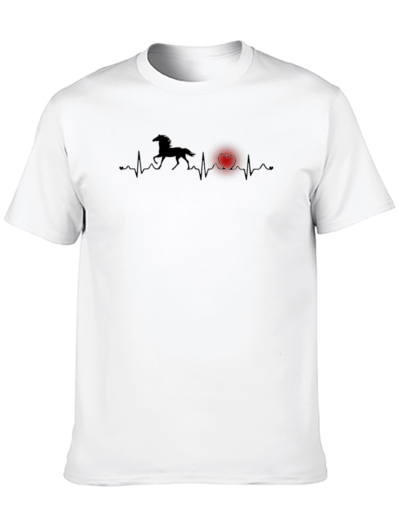 Horse Heartbeat Graphic T-Shirt