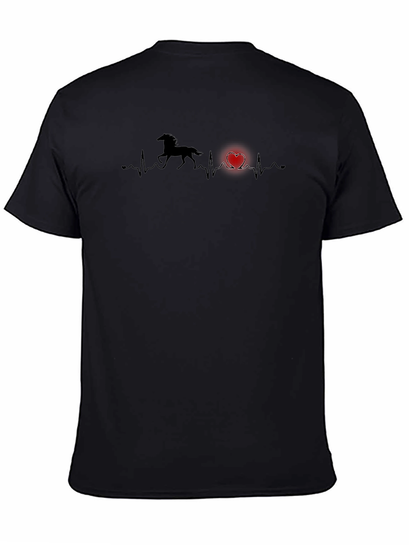 Horse Heartbeat Graphic T-Shirt