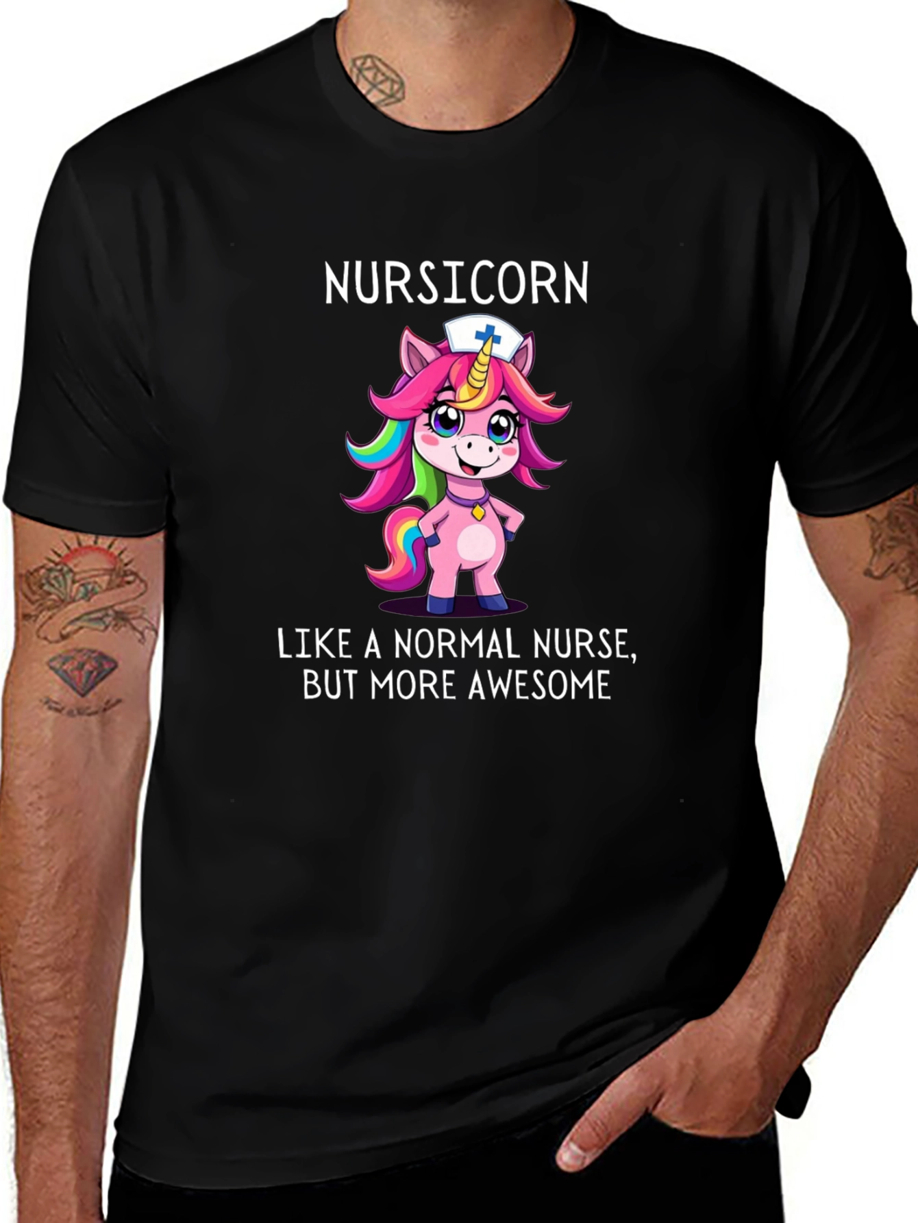 Nursicorn T-Shirt - Awesome Nurse Tee