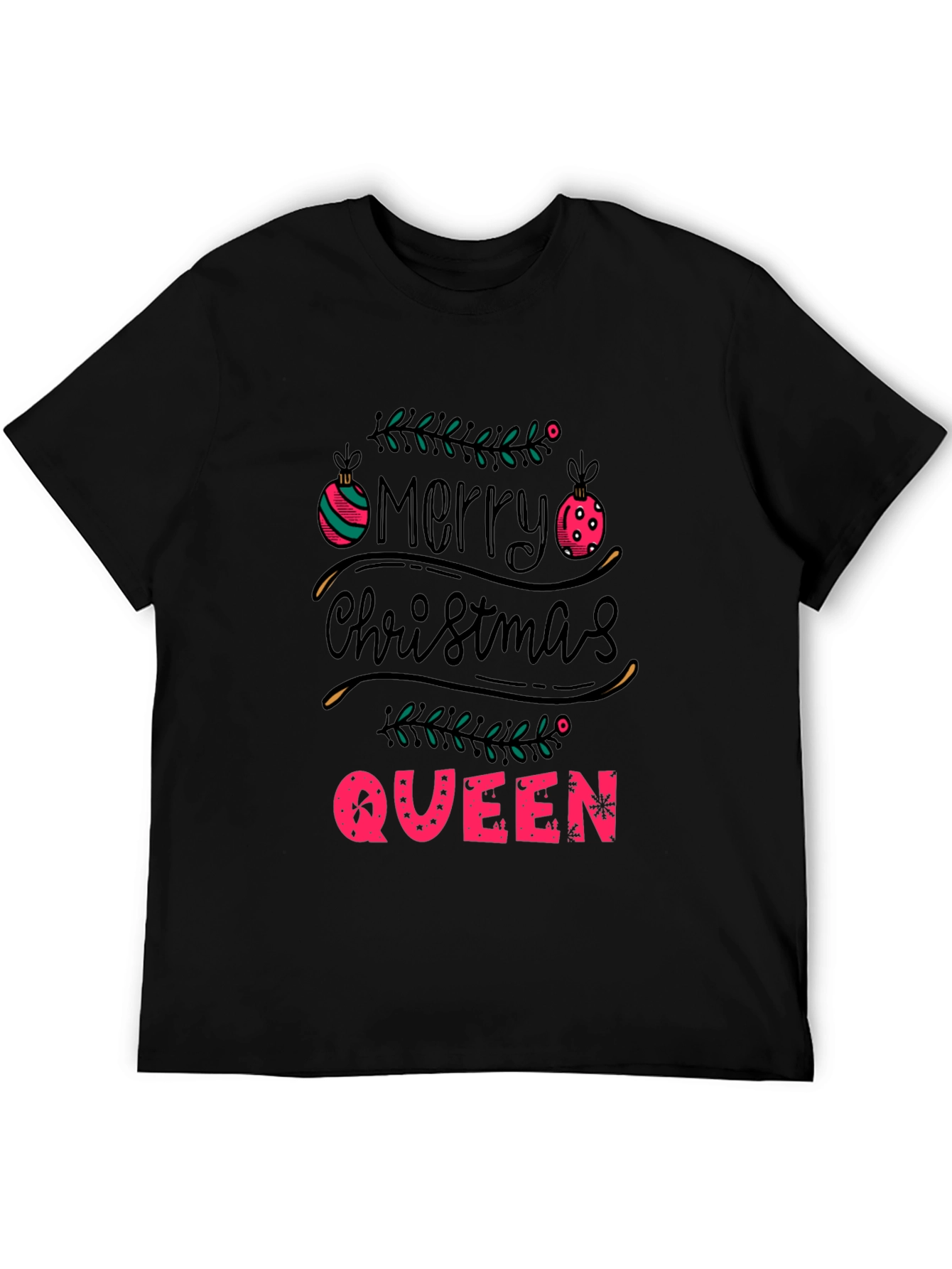 Merry Christmas Queen Tee - Holiday Festive T-Shirt