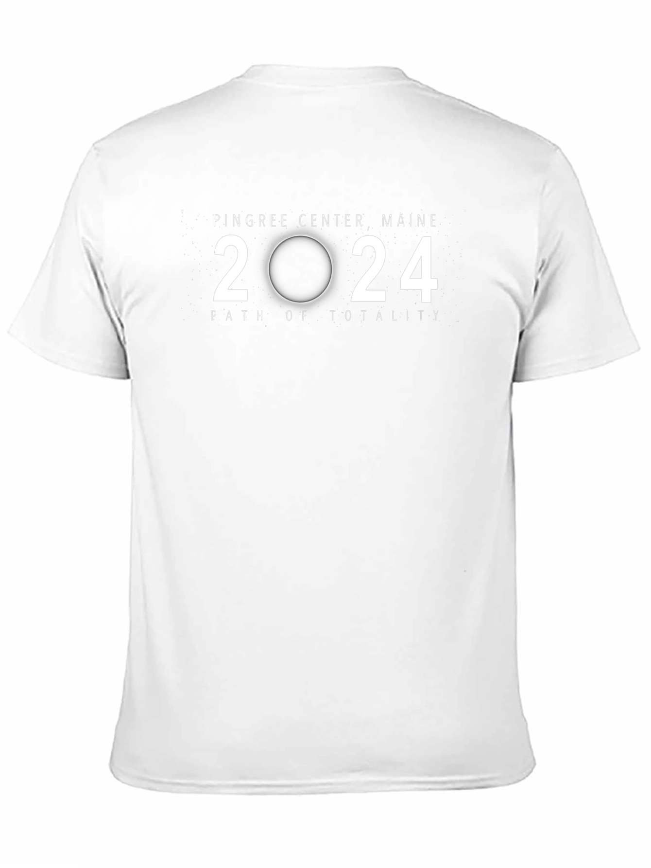 Pingree Center Maine 2024 Eclipse Path of Totality T-Shirt
