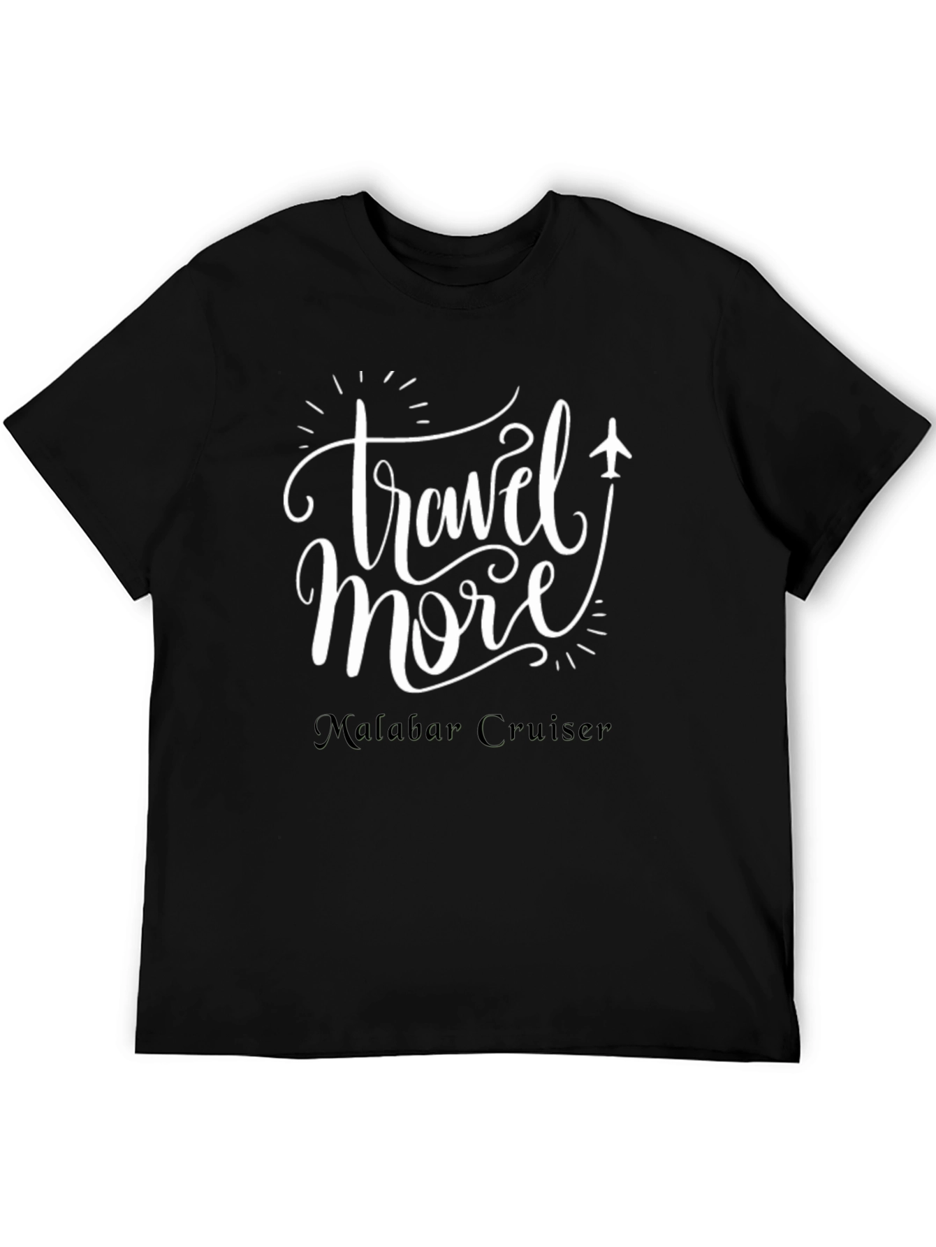 Travel More Black T-Shirt