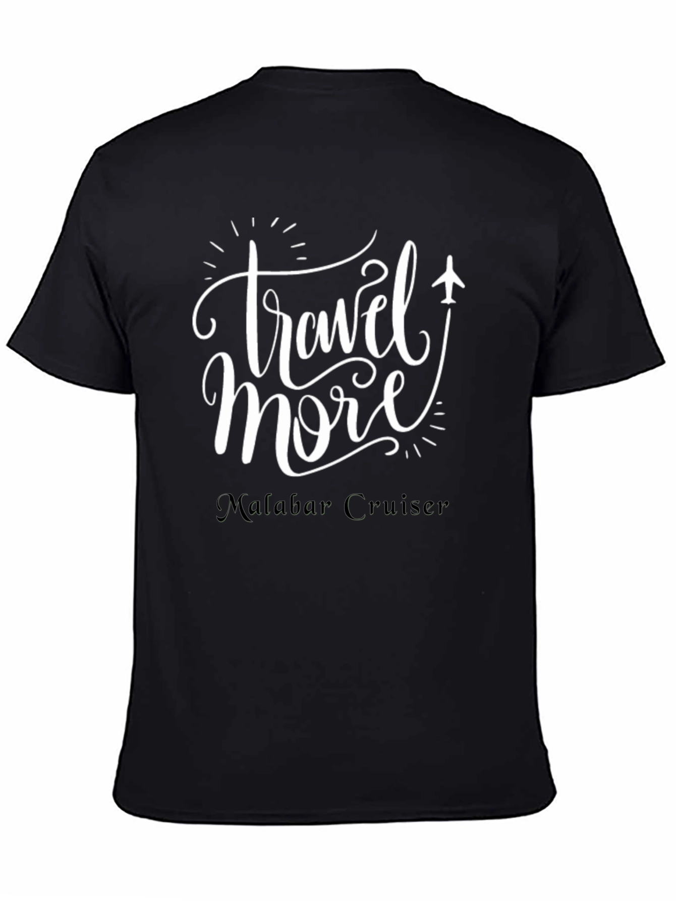 Travel More Black T-Shirt