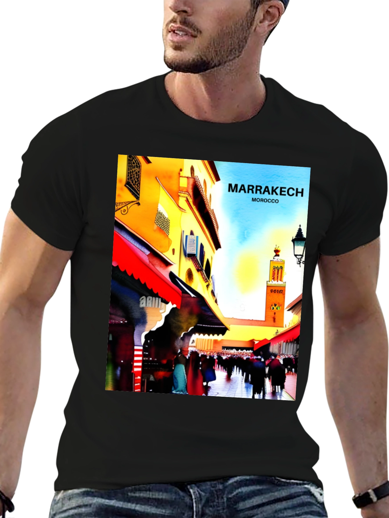 Marrakech Morocco T-Shirt Travel Souvenir Tee