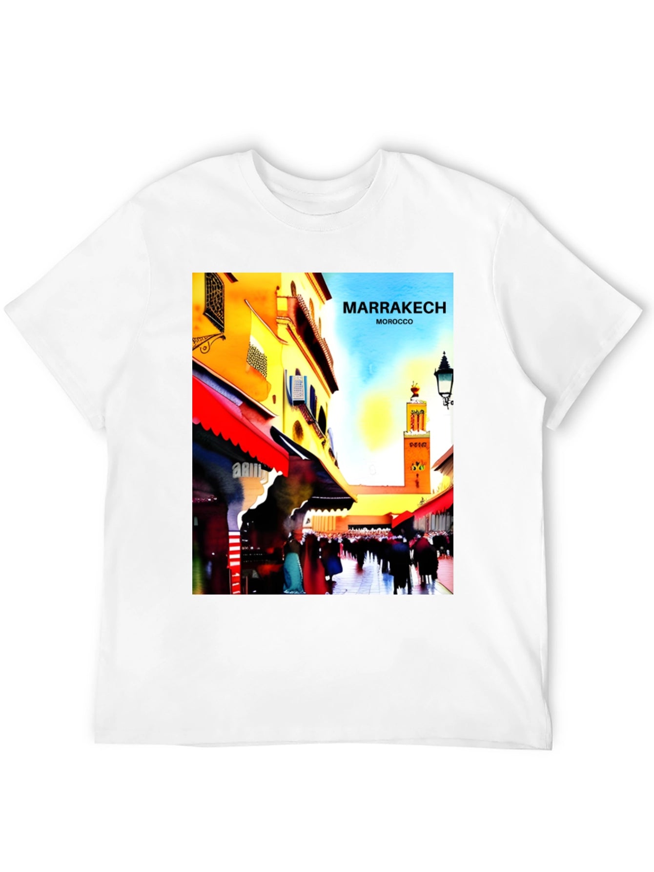 Marrakech Morocco T-Shirt Travel Souvenir Tee