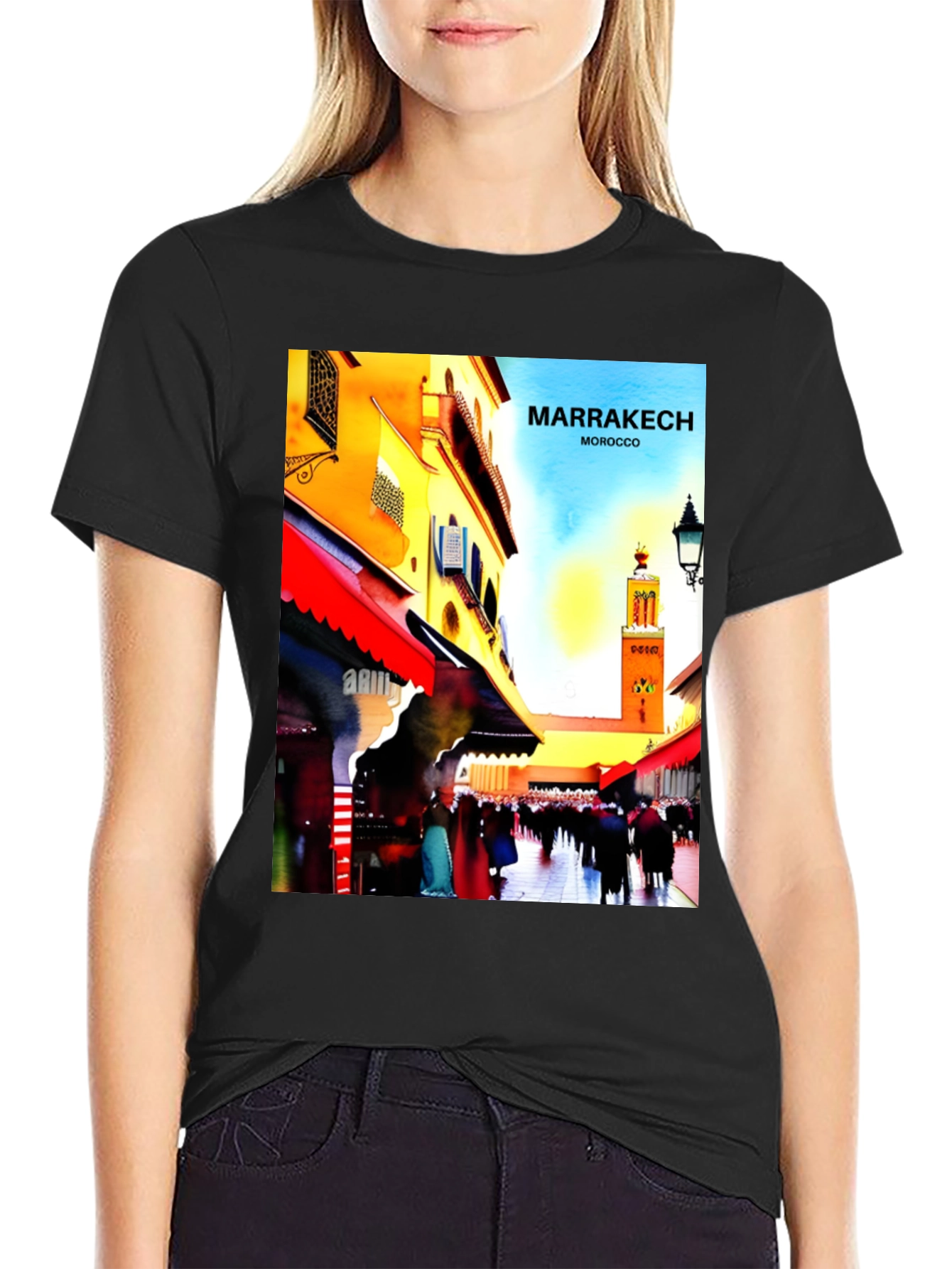Marrakech Morocco T-Shirt Travel Souvenir Tee