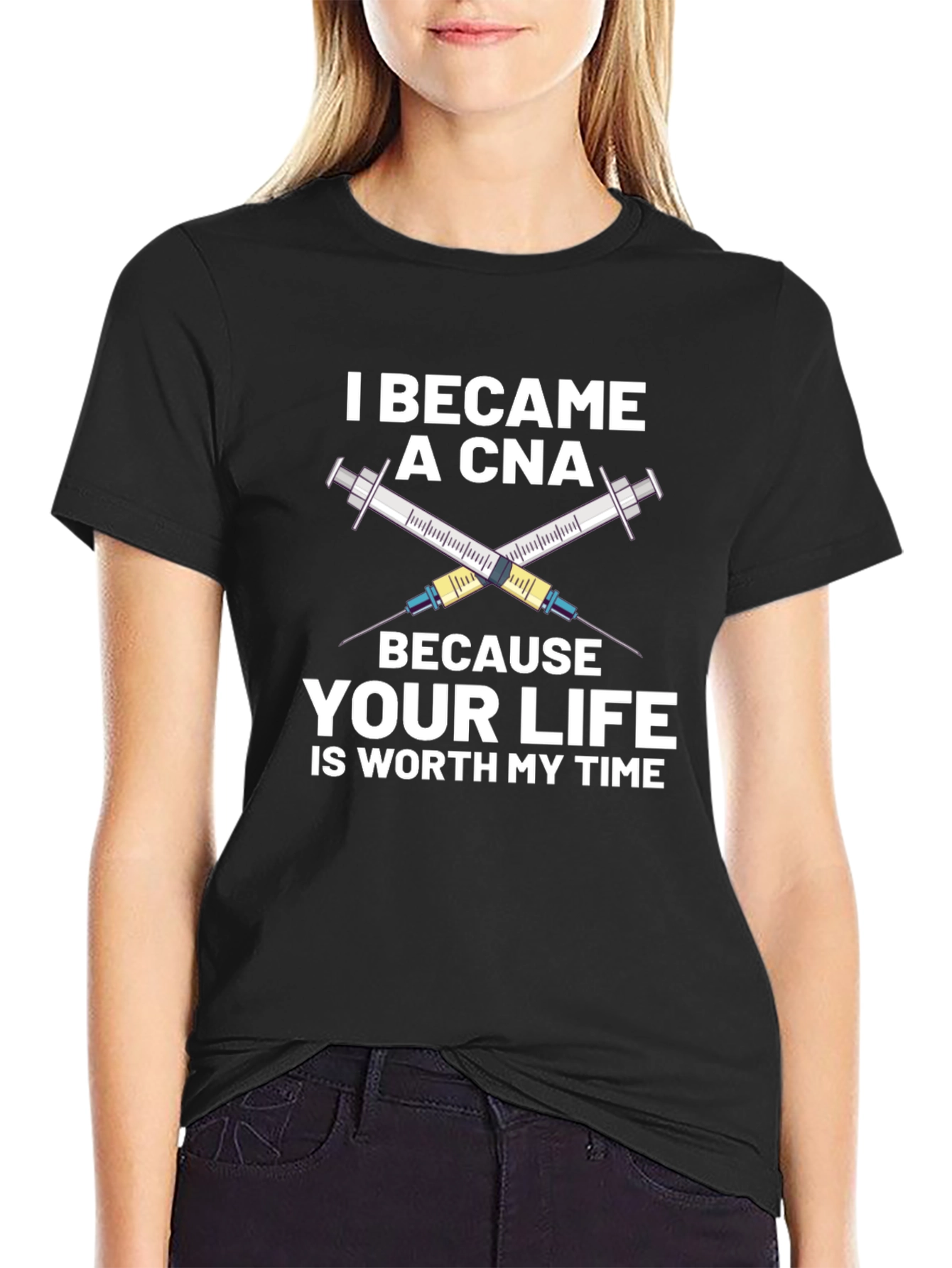 CNA Syringe Graphic Tee - Worth My Time