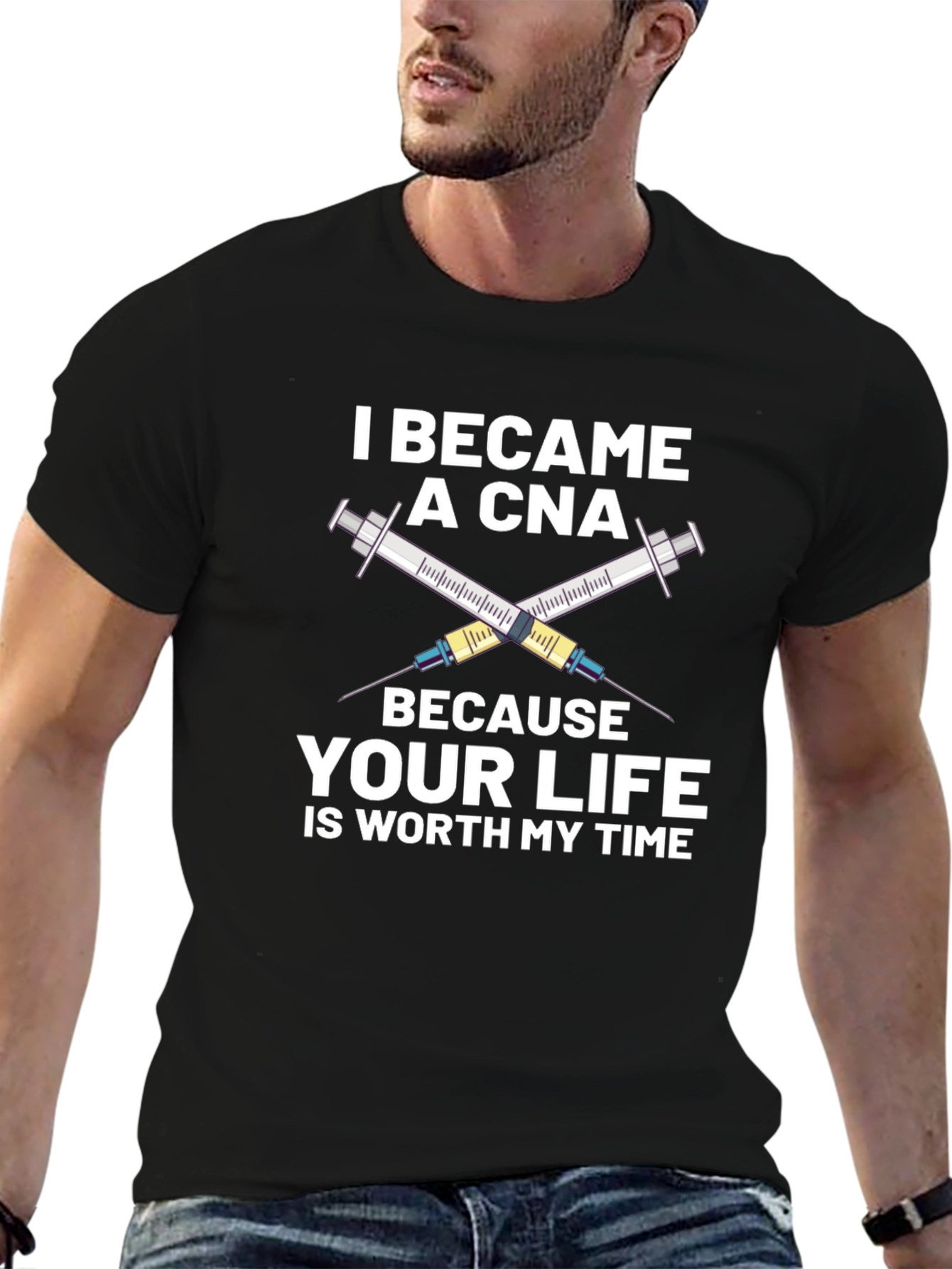 CNA Syringe Graphic Tee - Worth My Time