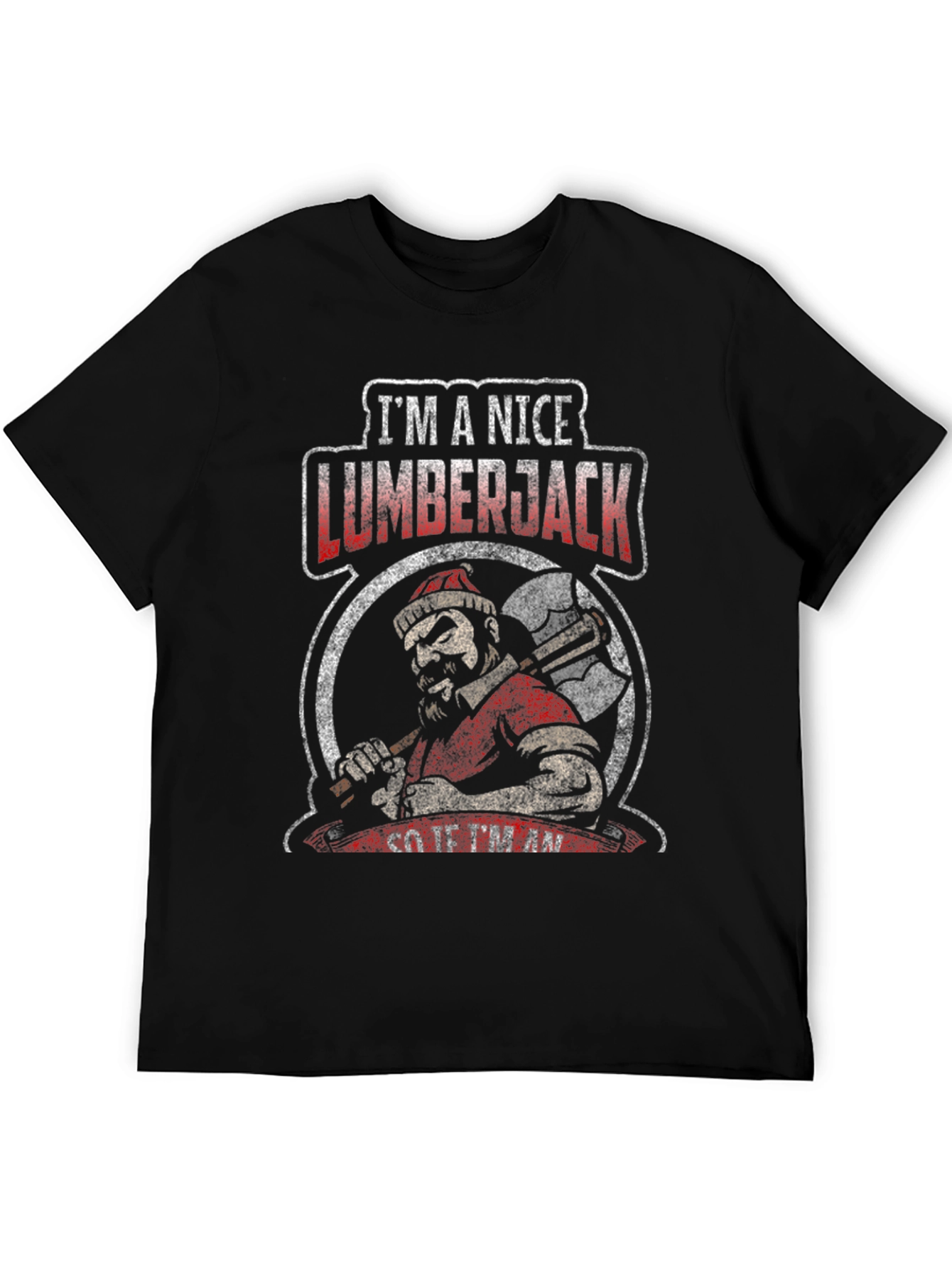Nice Lumberjack Graphic Tee