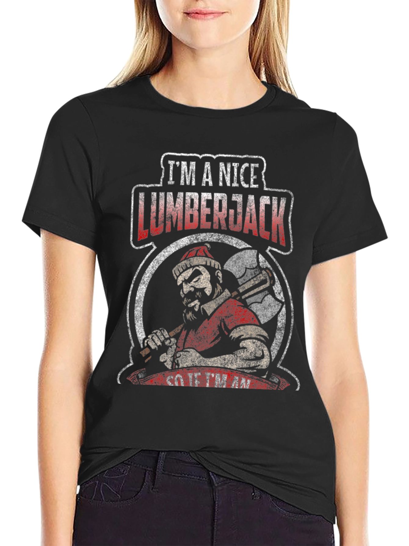 Nice Lumberjack Graphic Tee