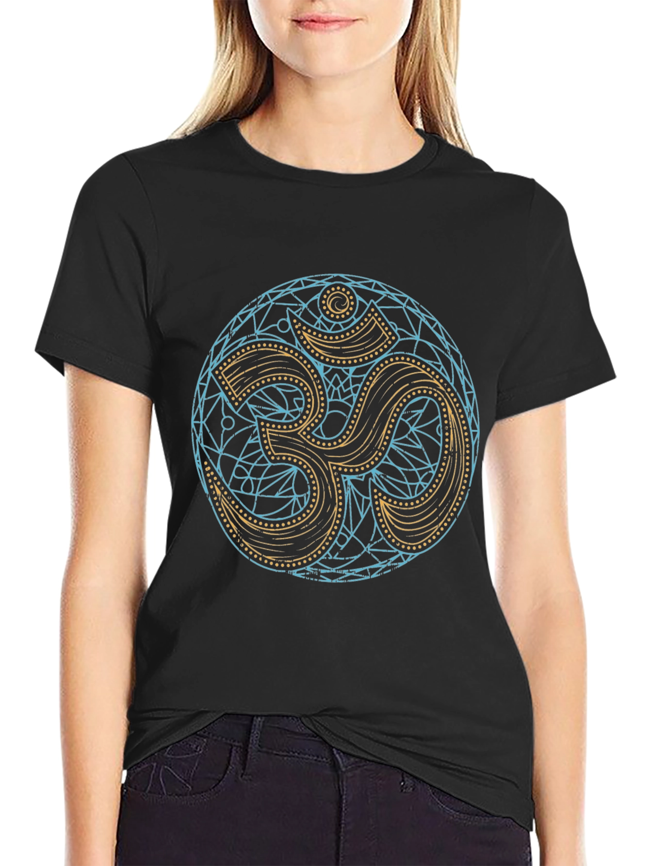 Om Symbol Graphic Tee - Spiritual Style