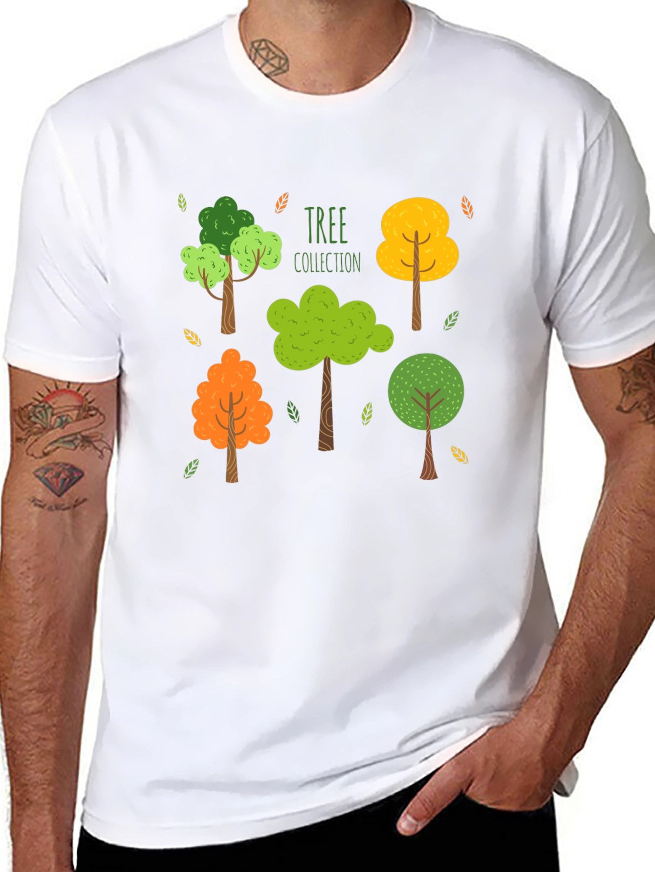 Tree Collection Graphic Tee - Nature Inspired Shirt