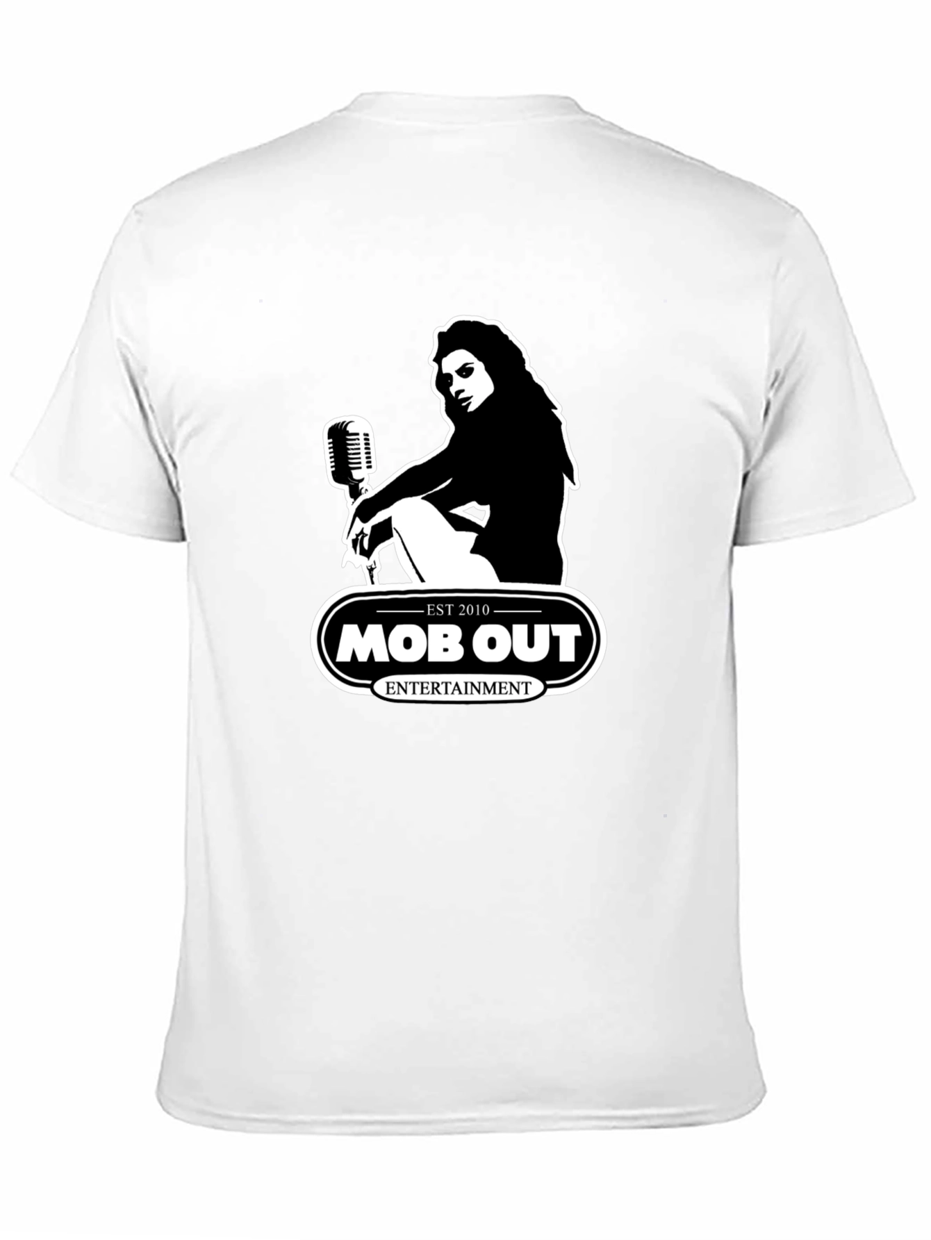 MOB OUT Entertainment Black Graphic T-Shirt