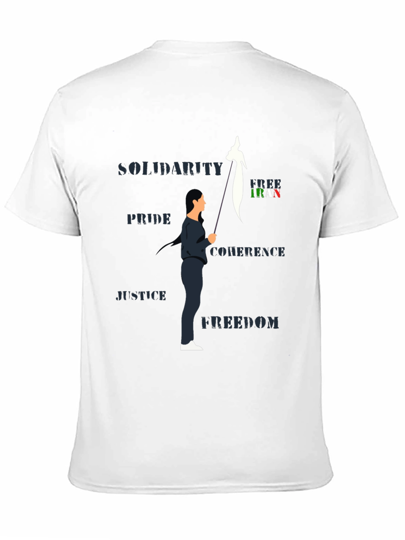 Solidarity T-Shirt - Free Iran Design