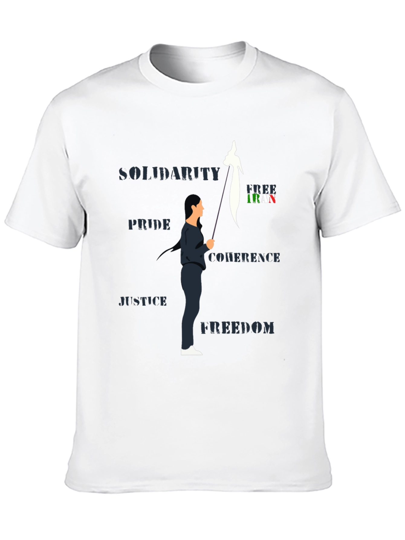 Solidarity T-Shirt - Free Iran Design