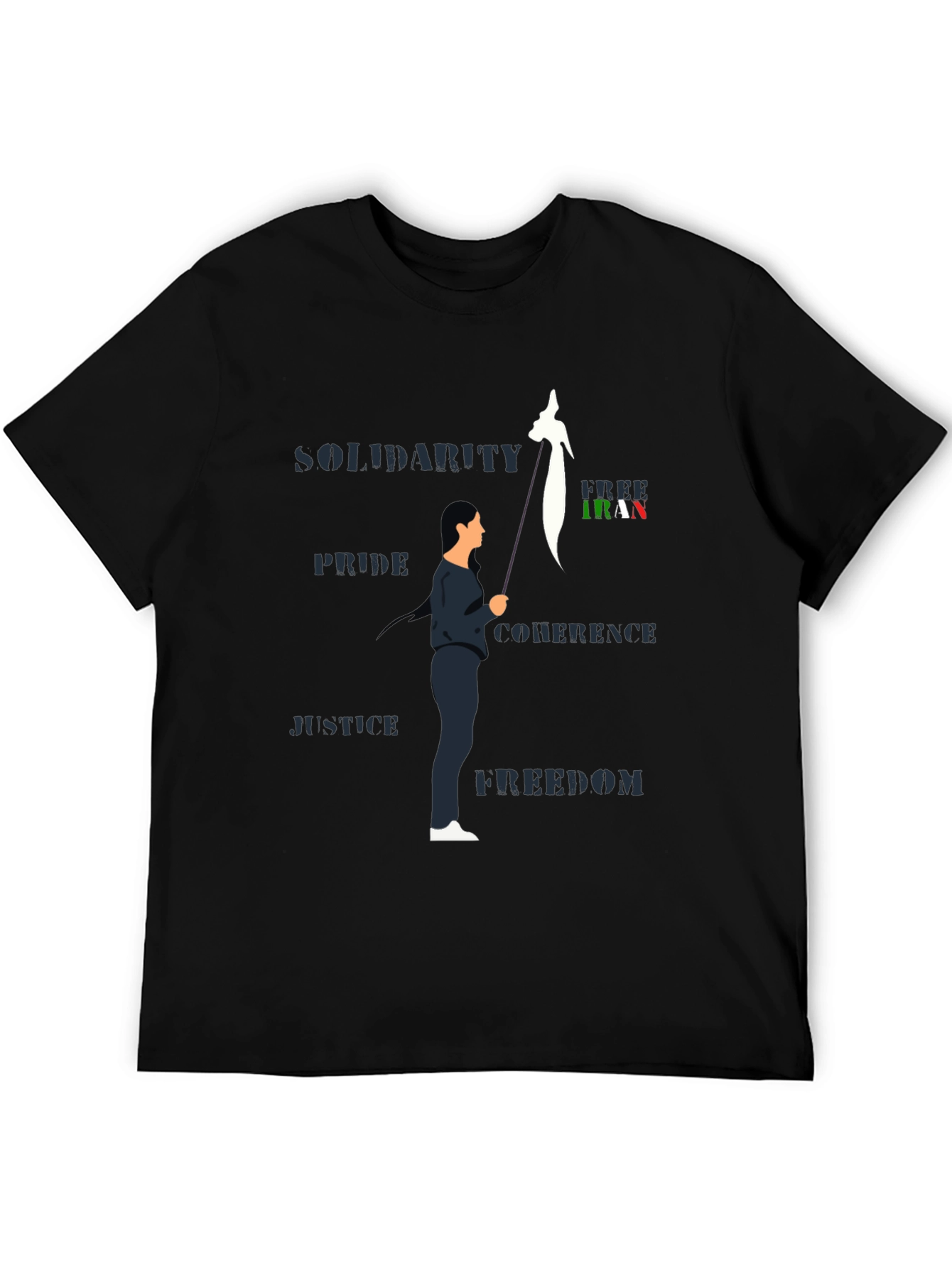Solidarity T-Shirt - Free Iran Design