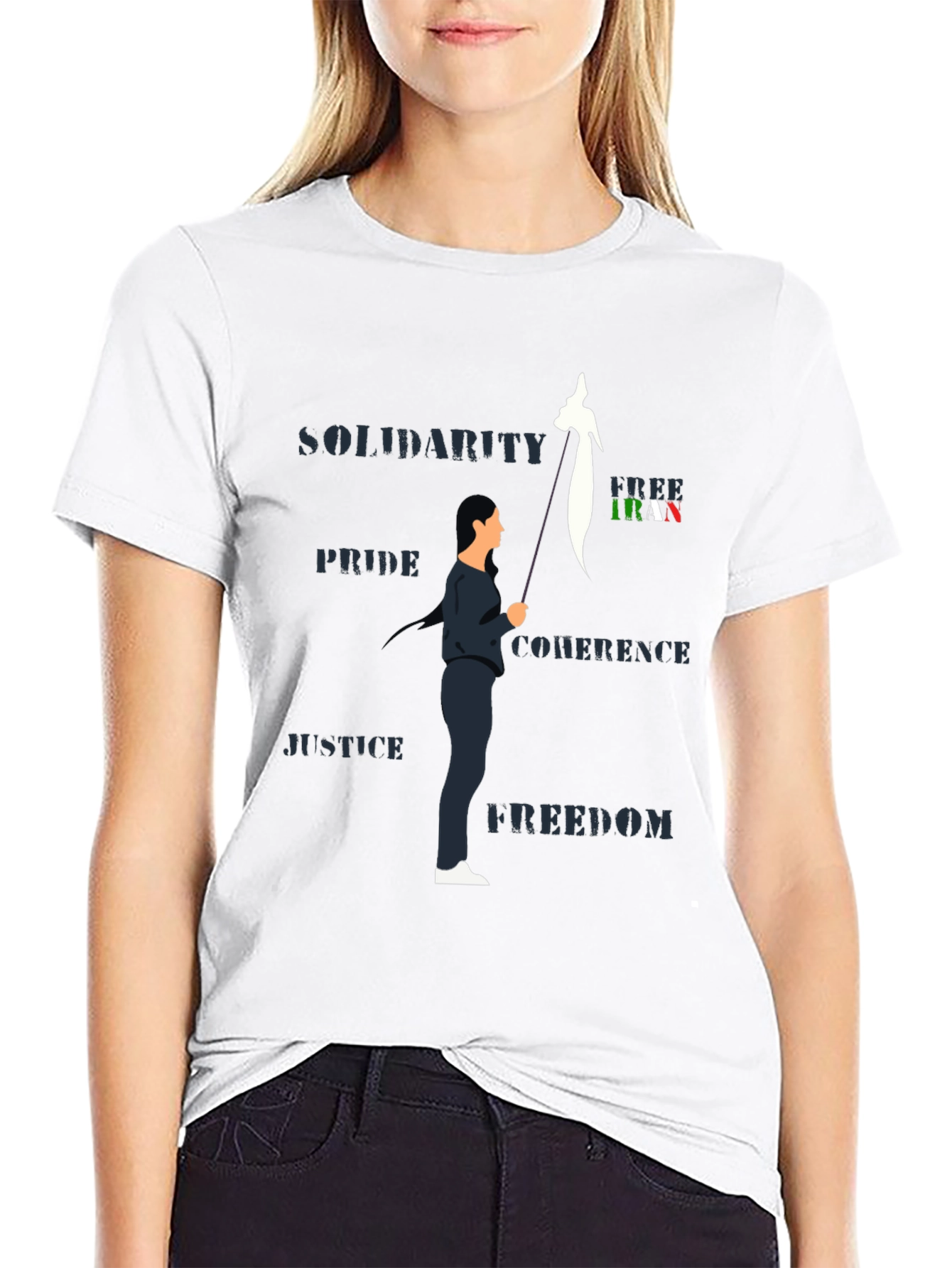 Solidarity T-Shirt - Free Iran Design