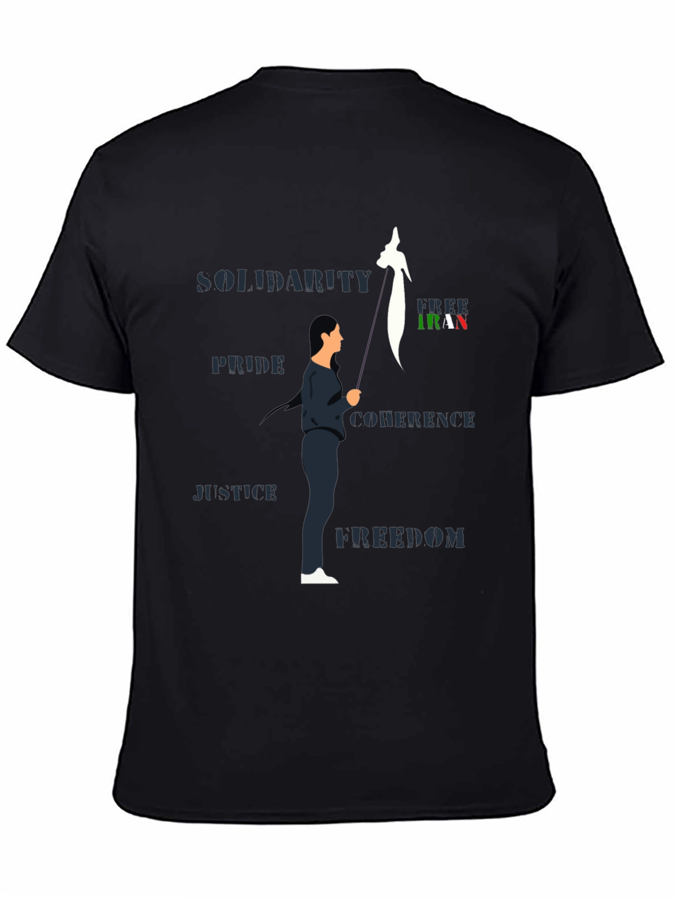 Solidarity T-Shirt - Free Iran Design