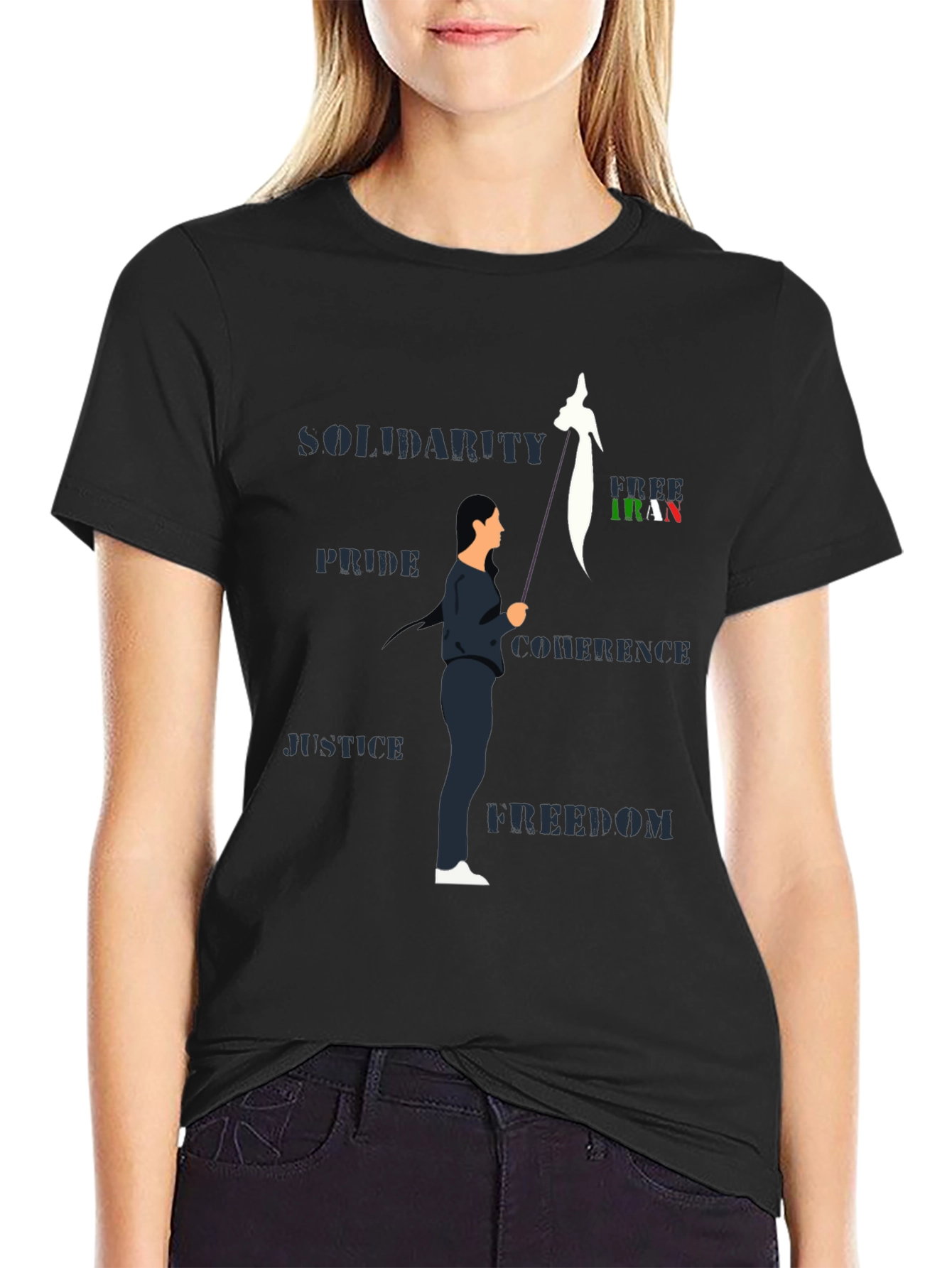 Solidarity T-Shirt - Free Iran Design