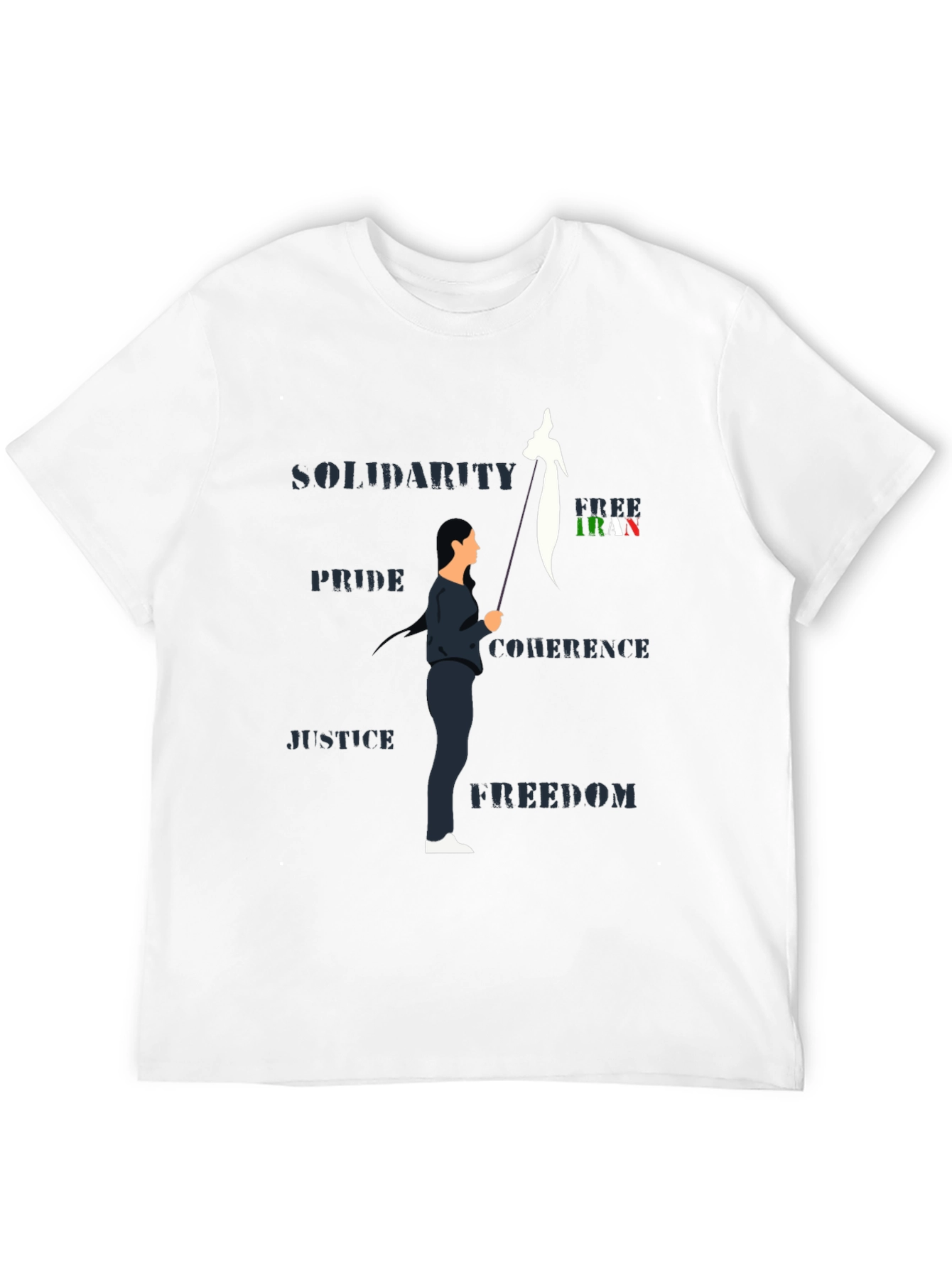 Solidarity T-Shirt - Free Iran Design