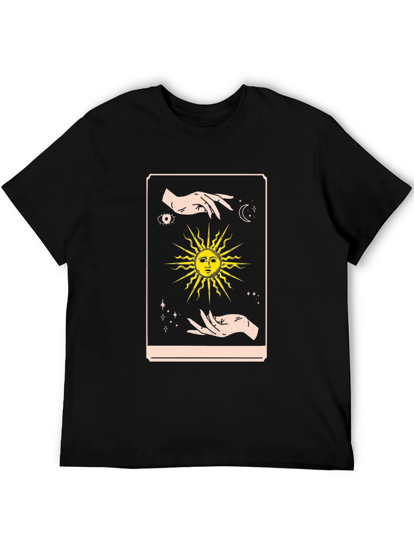 Mystic Sun Tarot Graphic Tee - Black