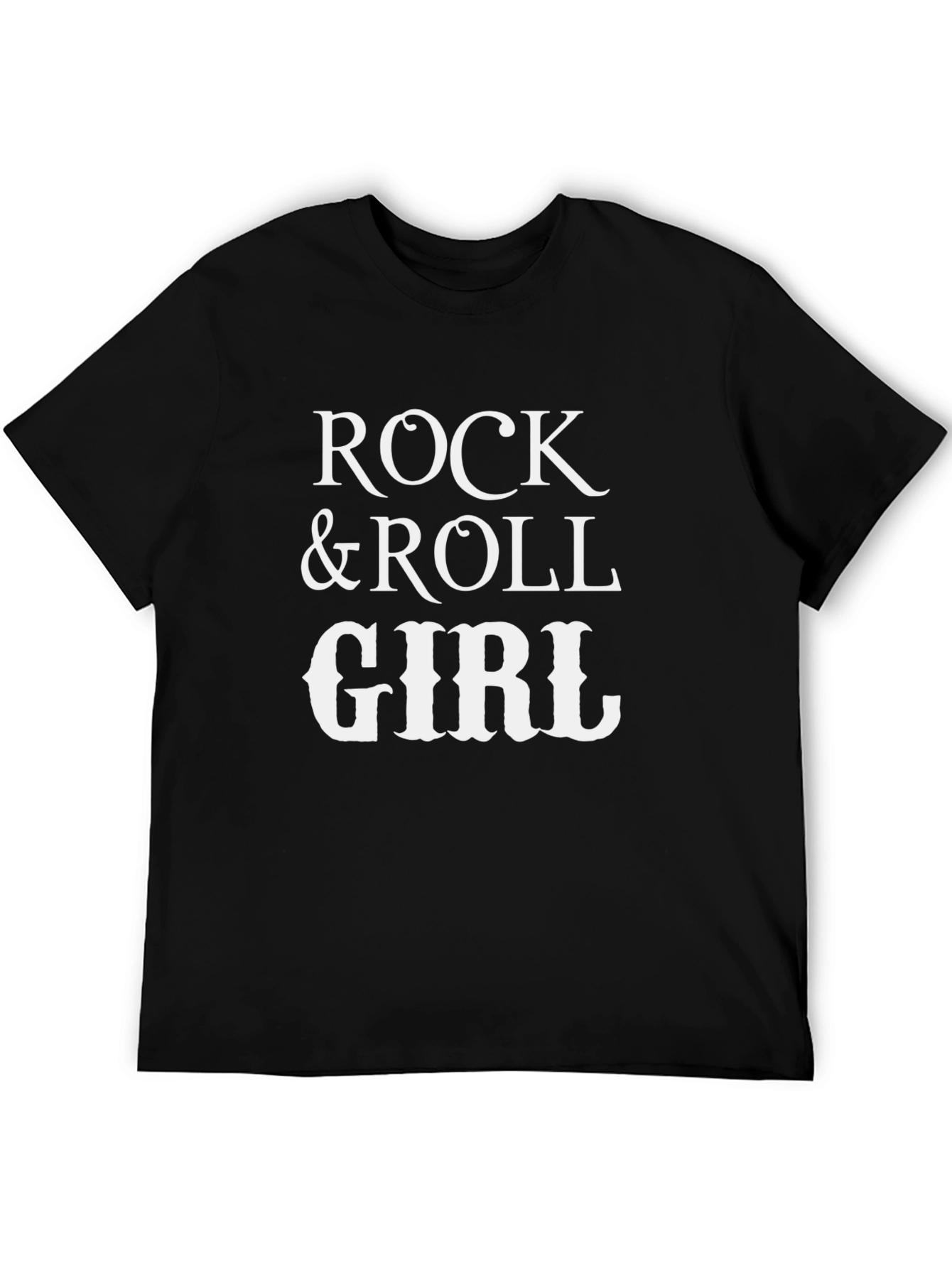 Rock & Roll Girl Graphic Print Tee