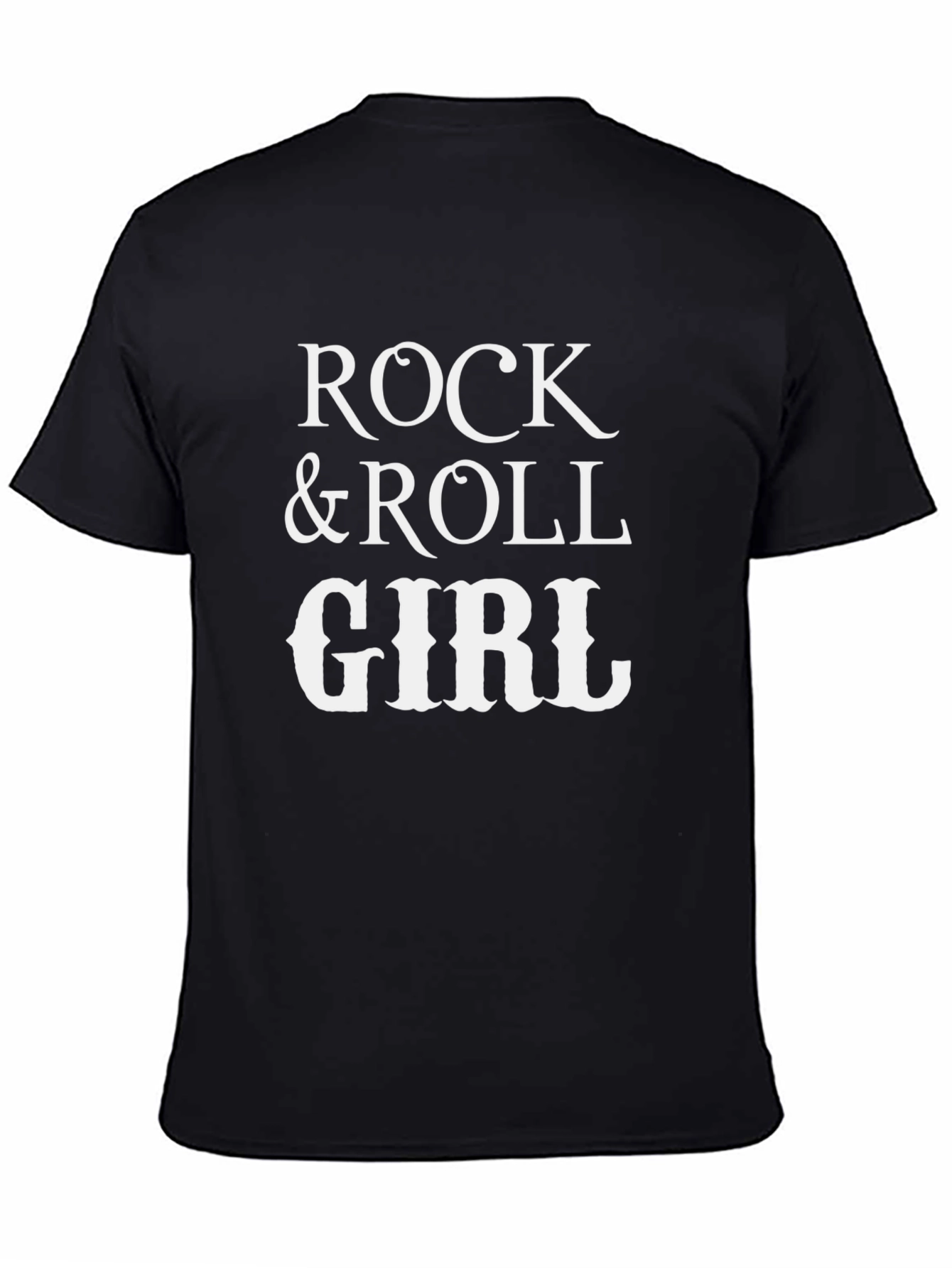Rock & Roll Girl Graphic Print Tee