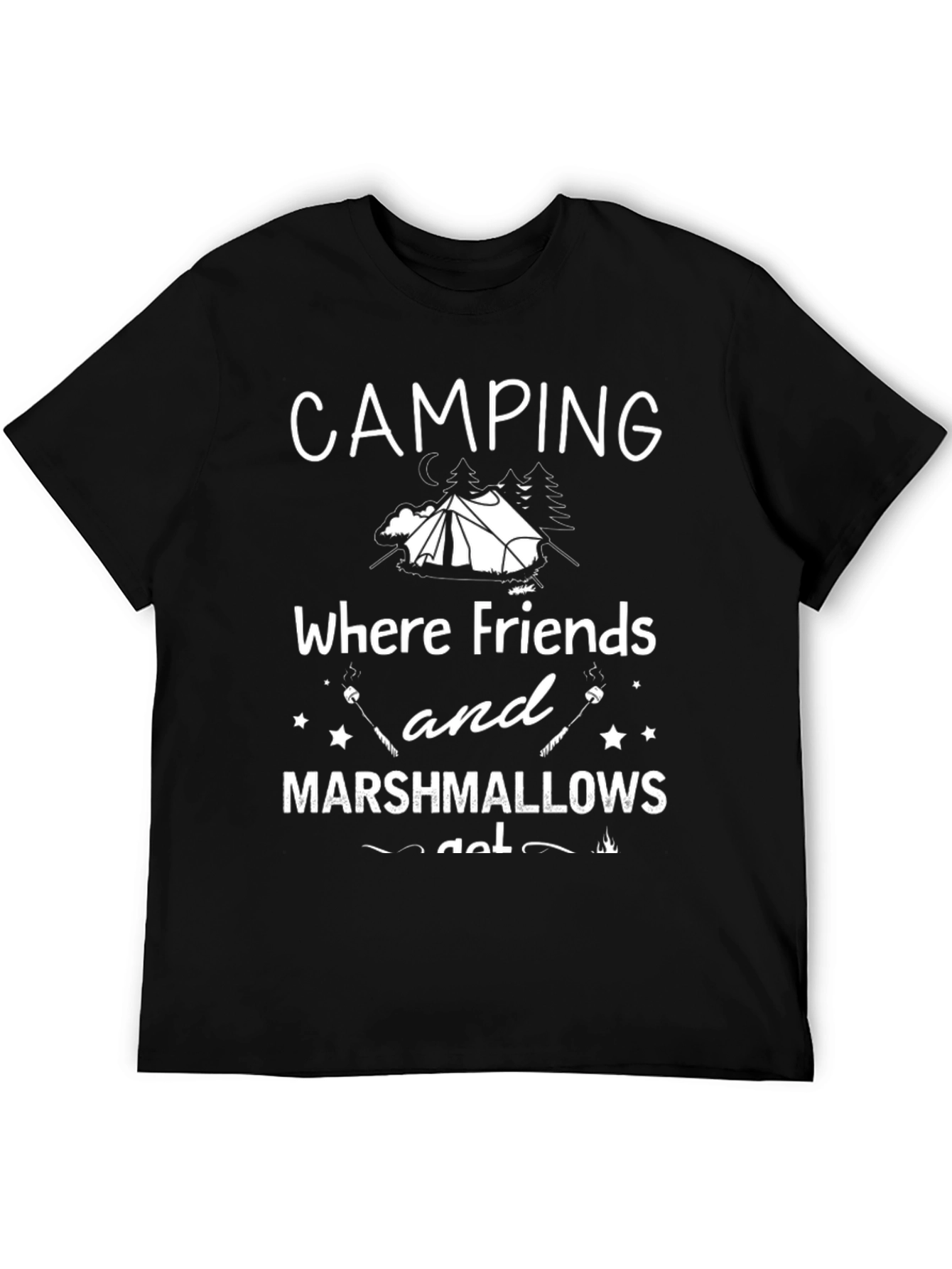 Camping Friends & Marshmallow T-Shirt