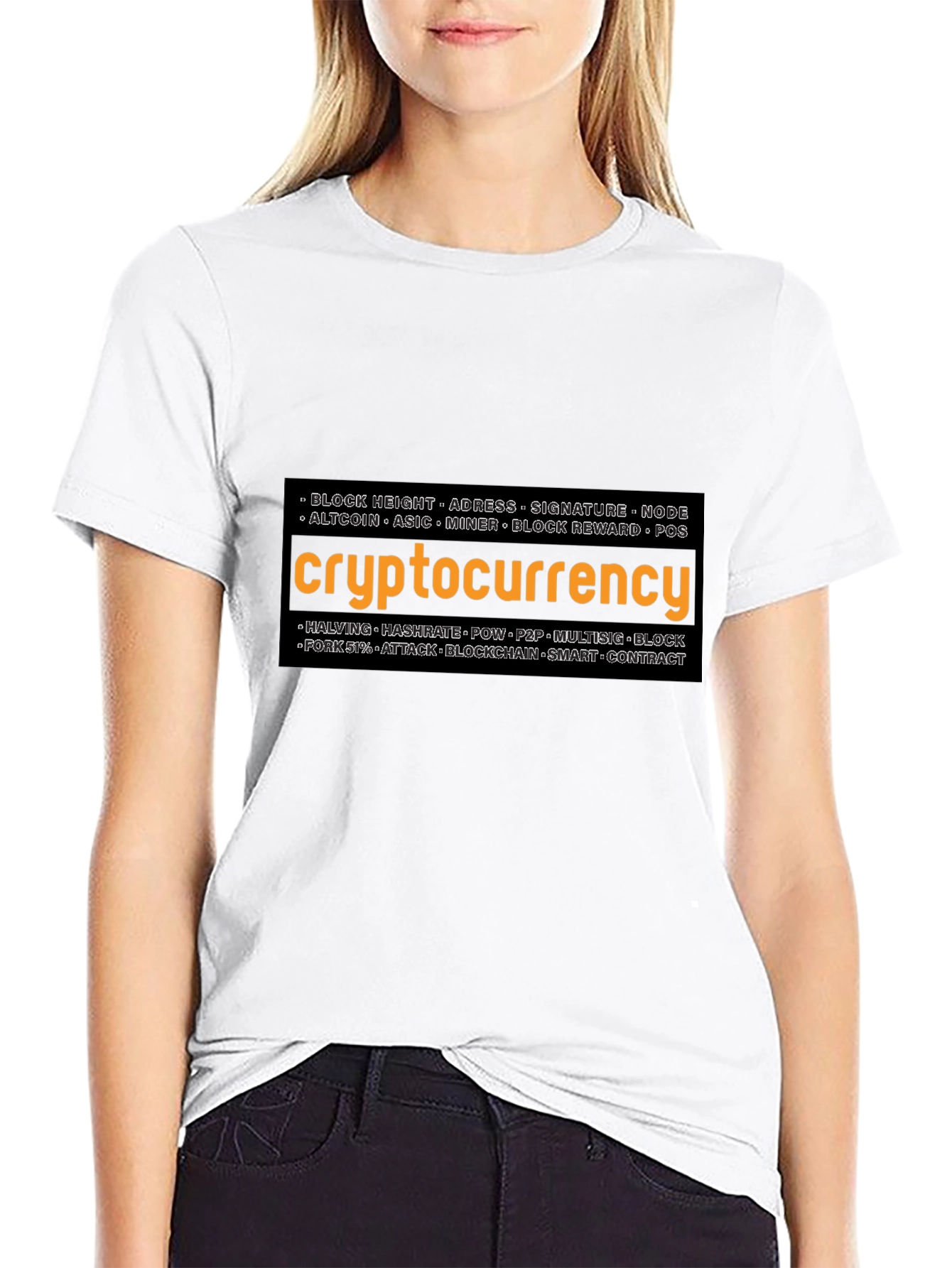 Crypto T-Shirt - Blockchain Design