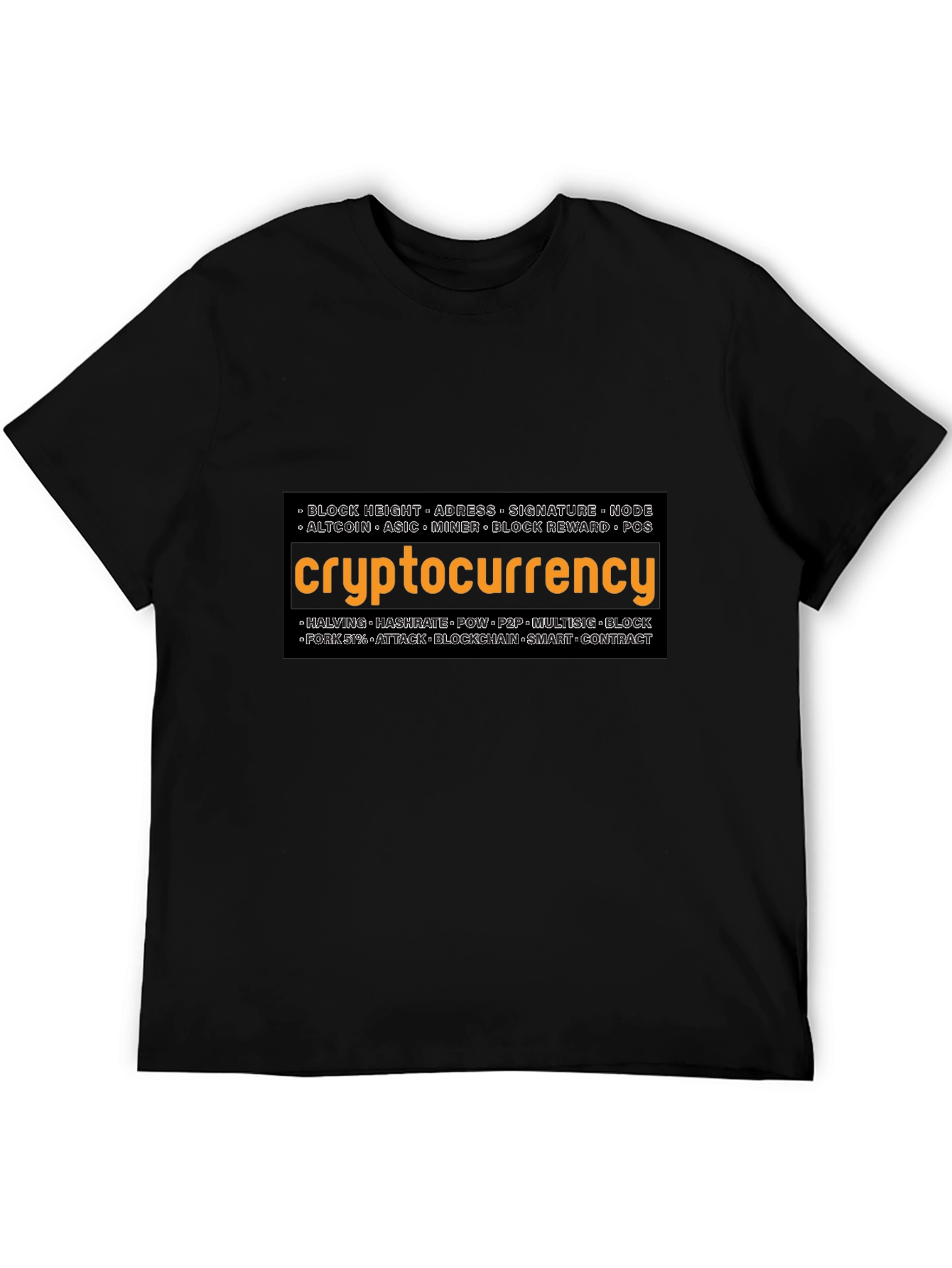 Crypto T-Shirt - Blockchain Design