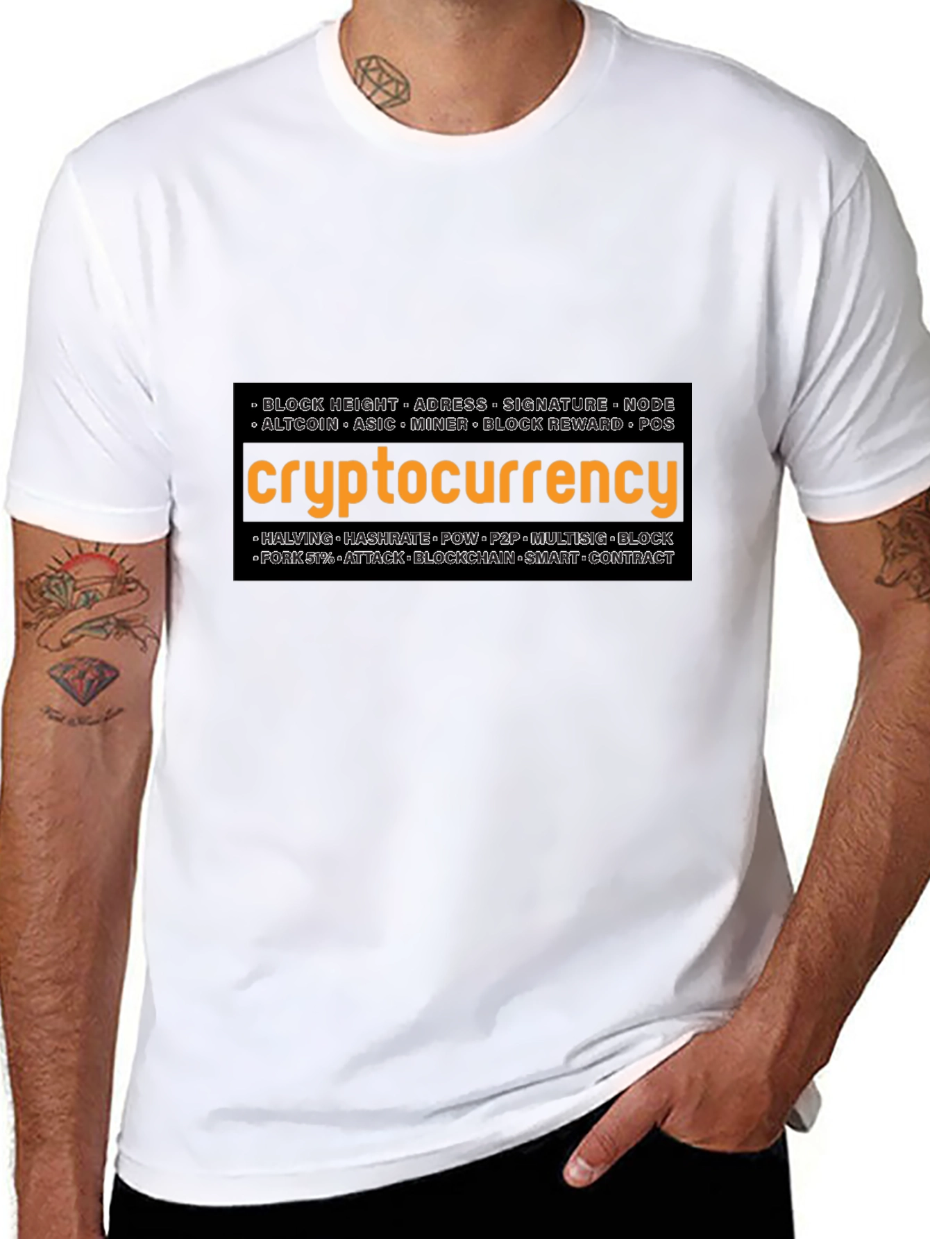 Crypto T-Shirt - Blockchain Design