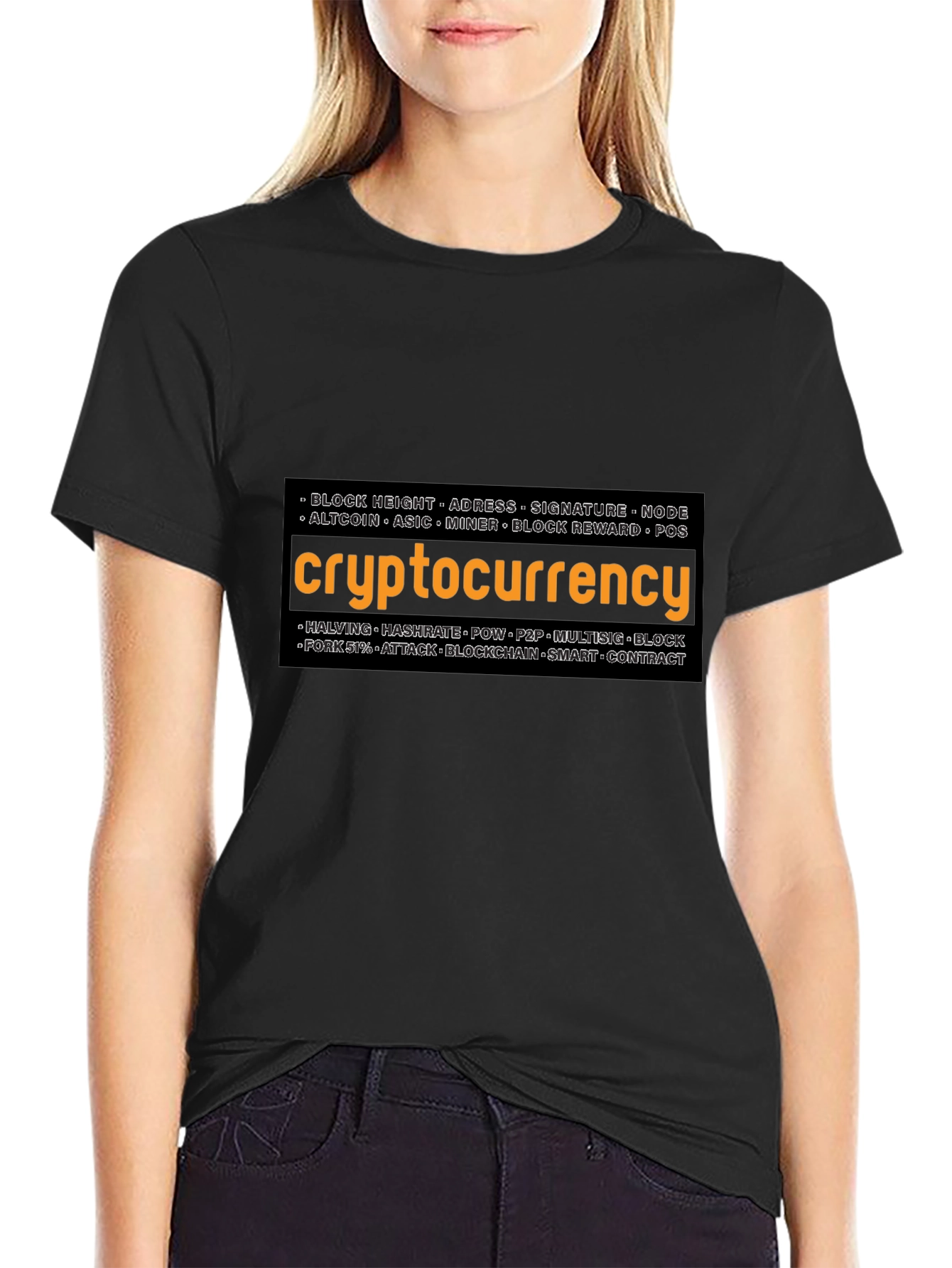 Crypto T-Shirt - Blockchain Design
